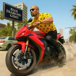 Symbol von City Traffic Moto Rider