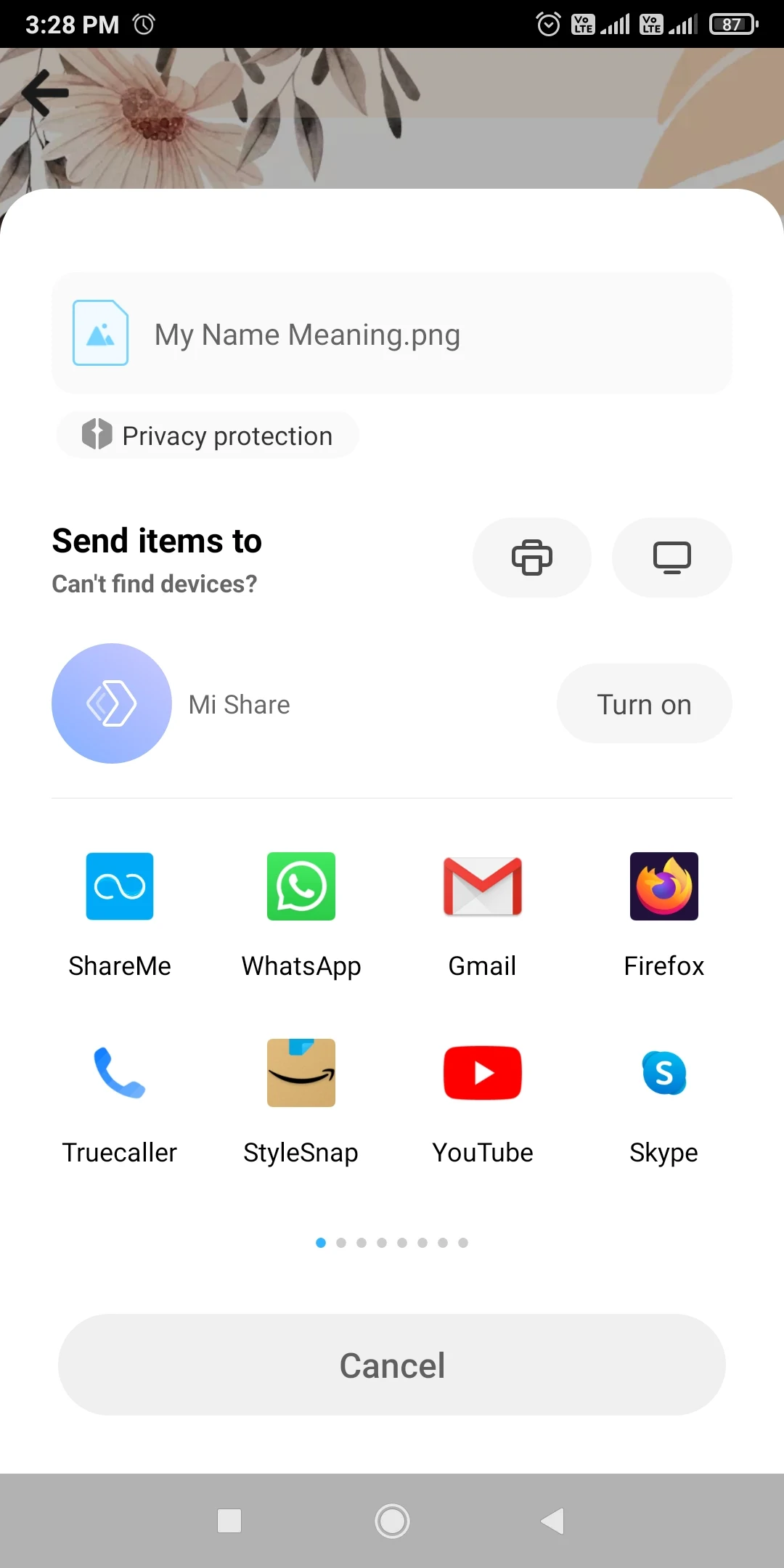 What is my name meaning screenshot