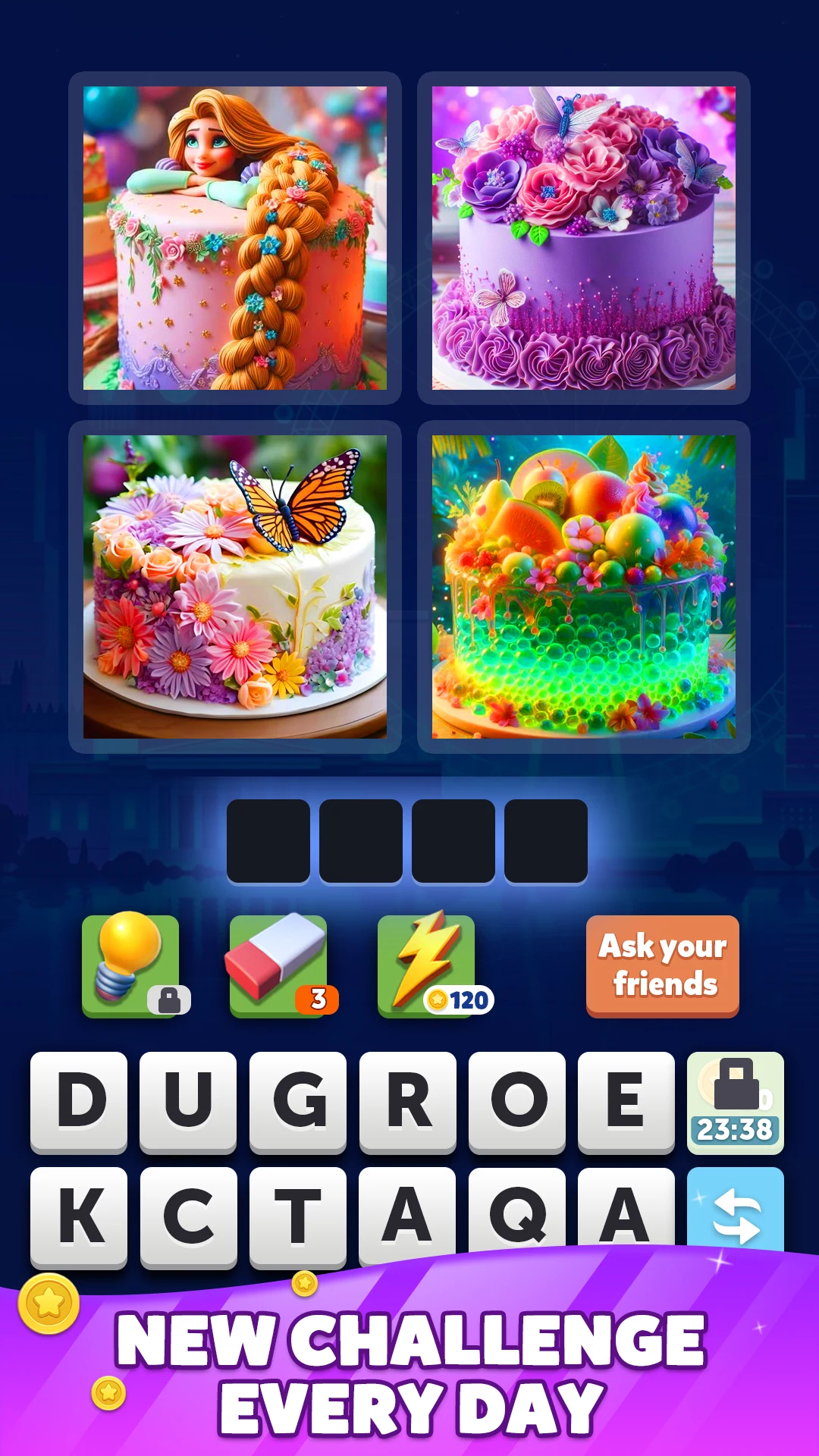 Trivia pics word game screenshot