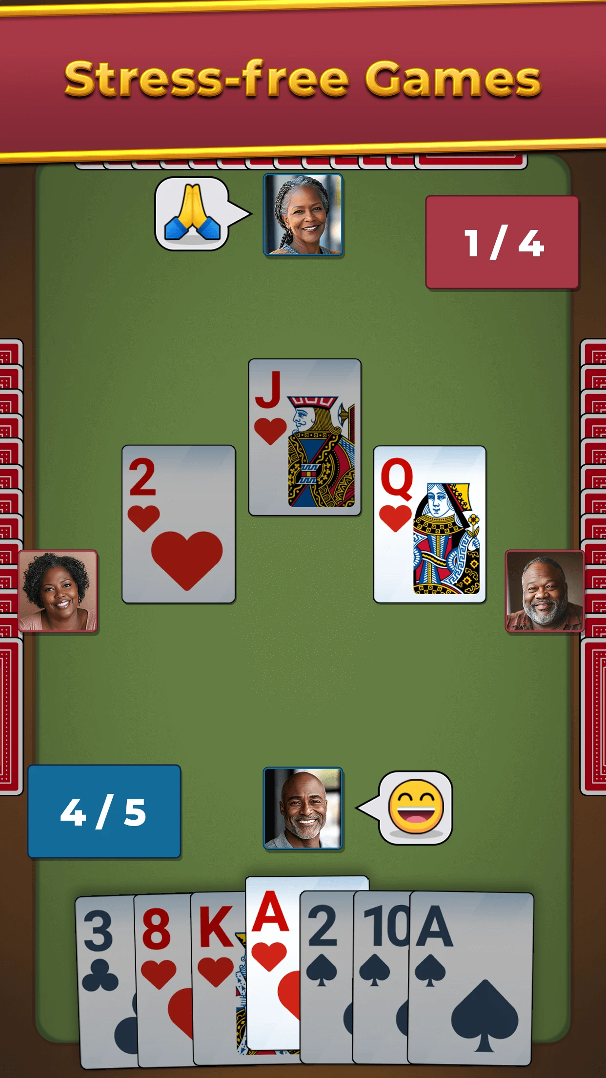 Spades For Seniors: Card Game screenshot