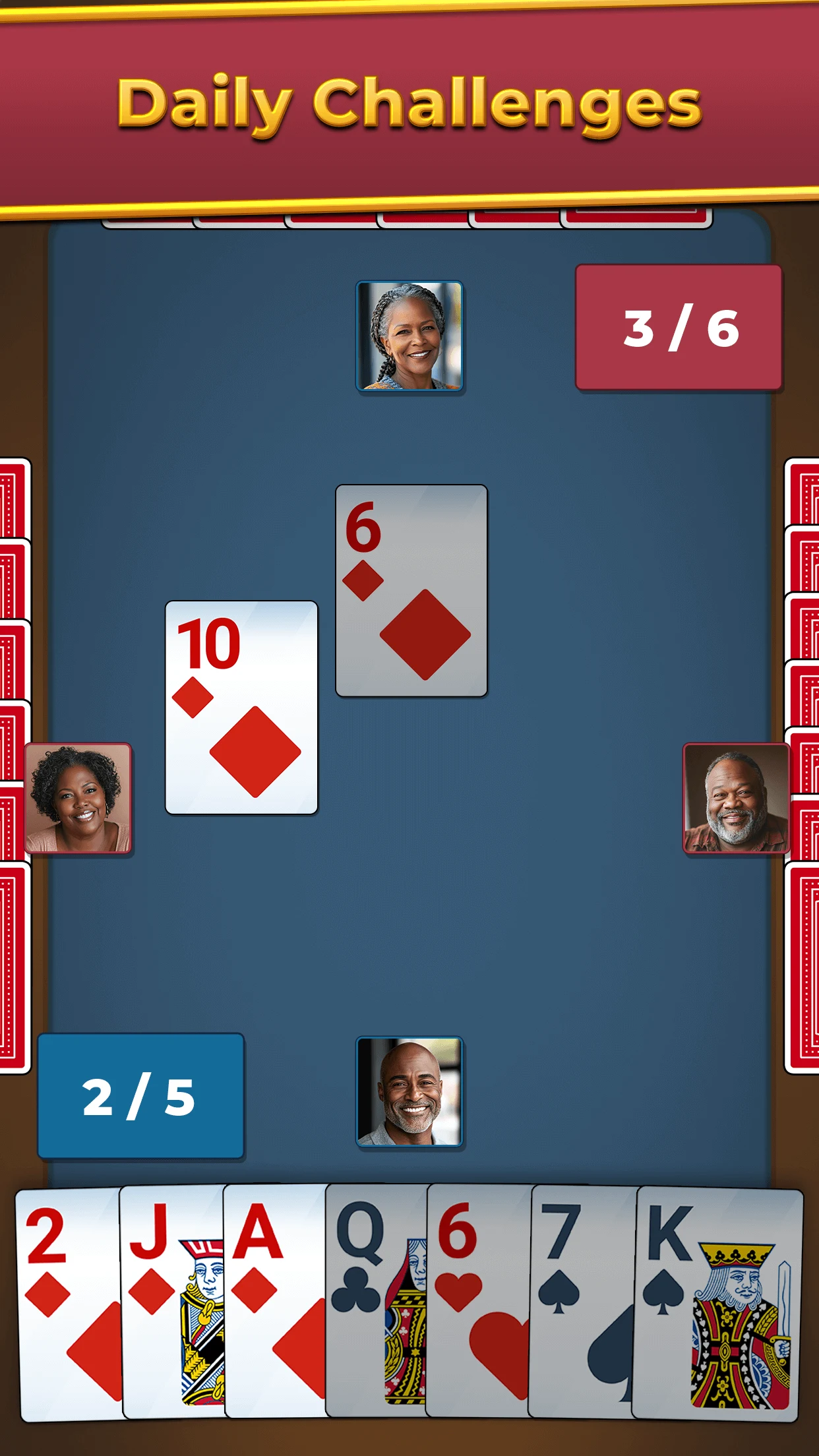 Spades For Seniors: Card Game screenshot
