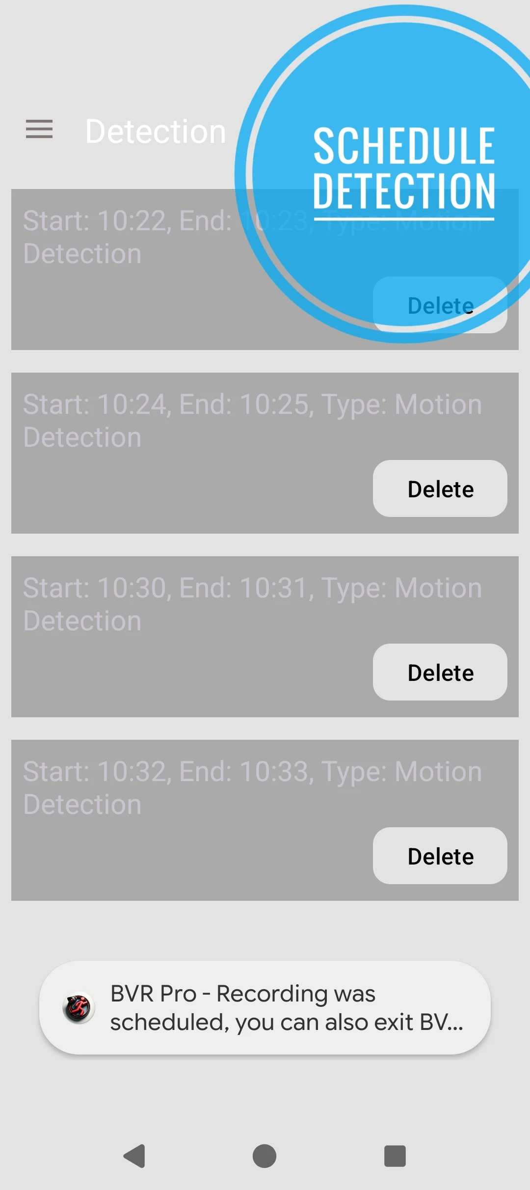 Motion Detector A.I. screenshot