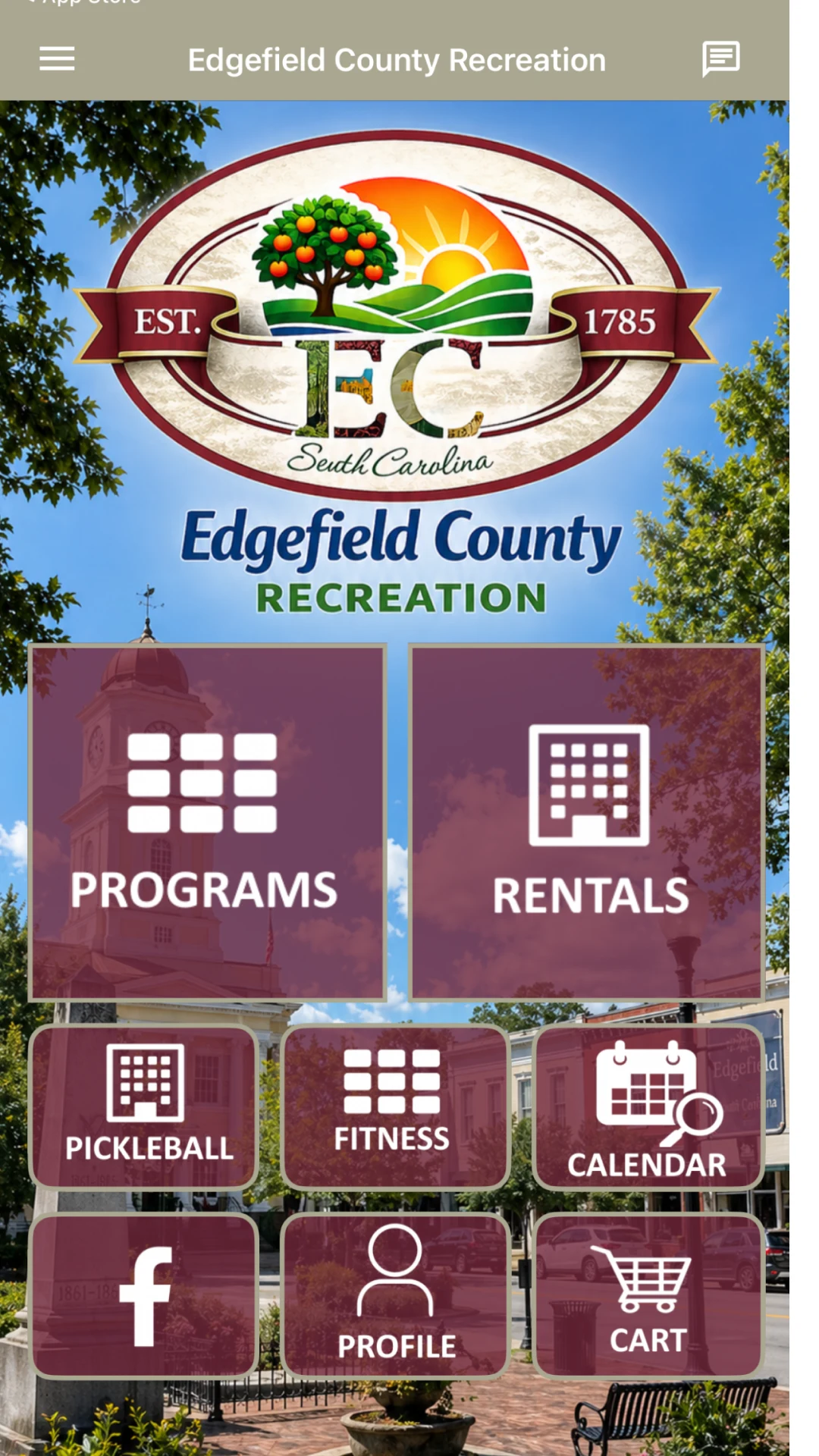 Edgefield County Recreation screenshot