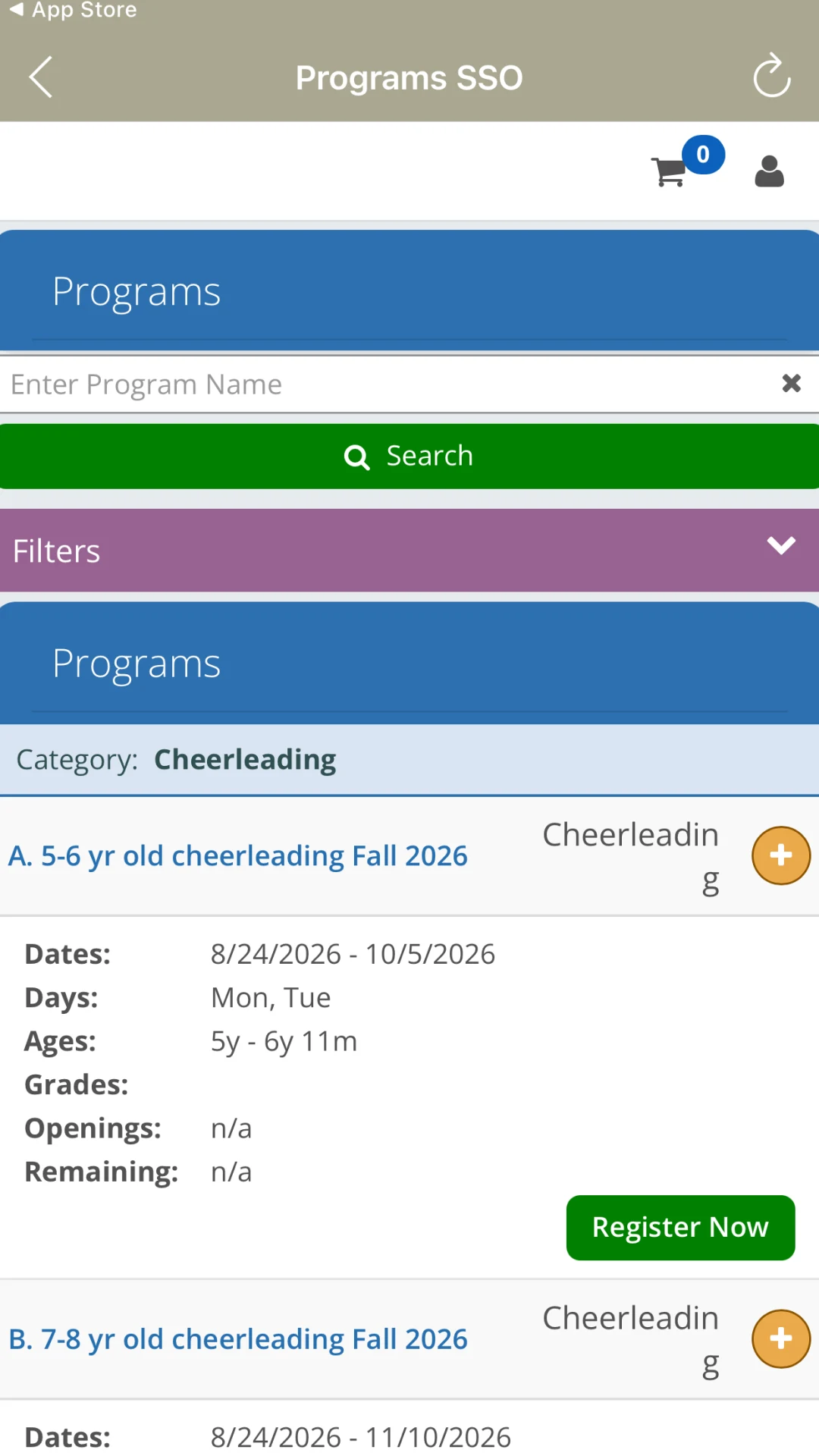 Edgefield County Recreation screenshot
