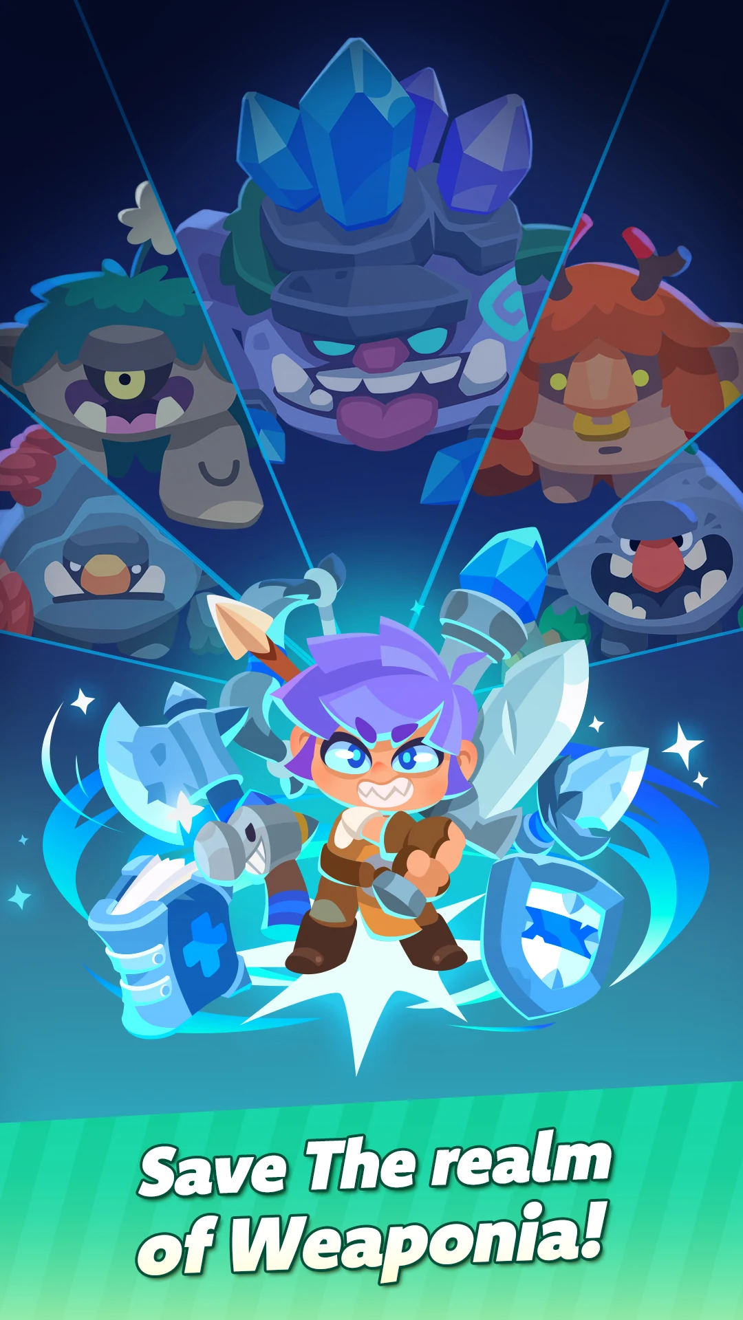 Weaponia : Merge & Fight screenshot