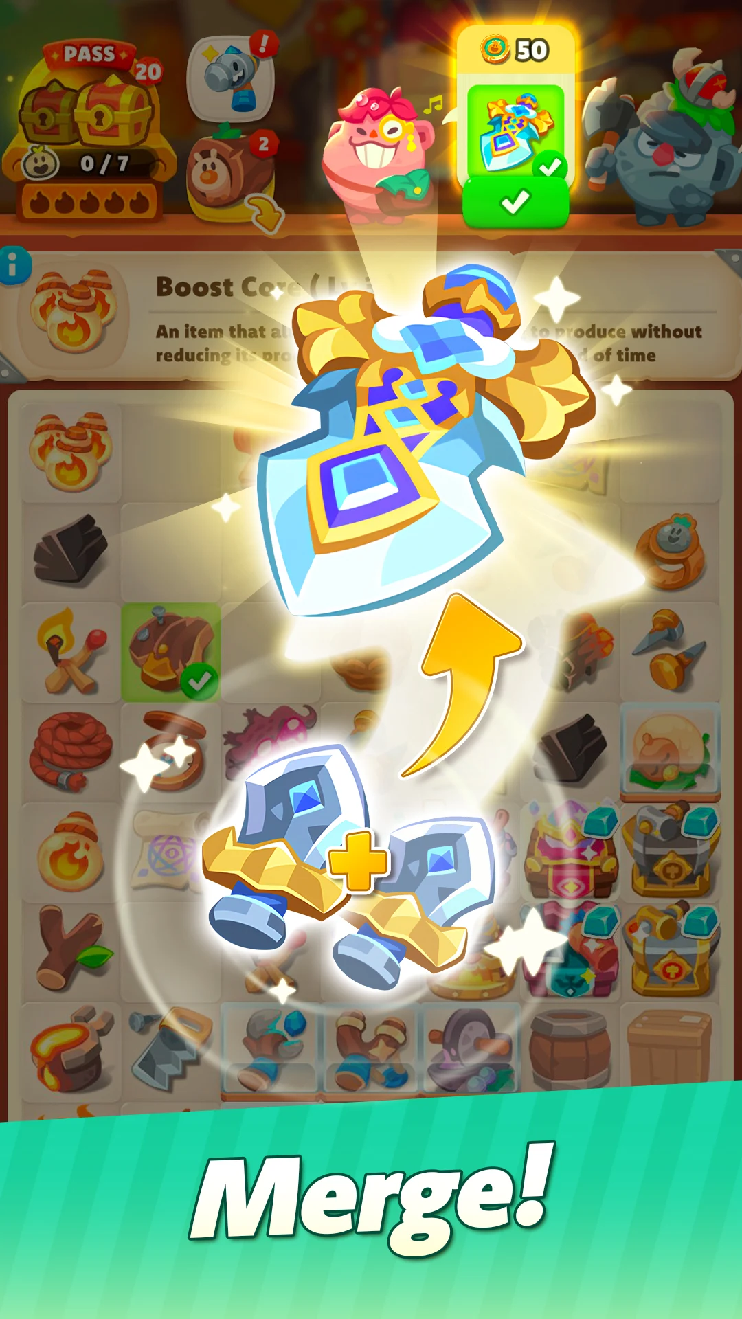 Weaponia : Merge & Fight screenshot