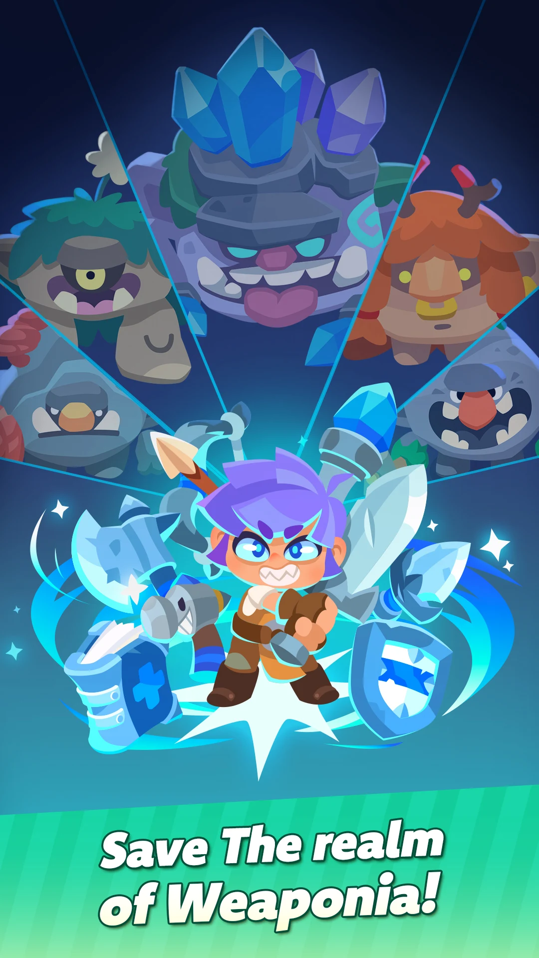 Weaponia : Merge & Fight screenshot