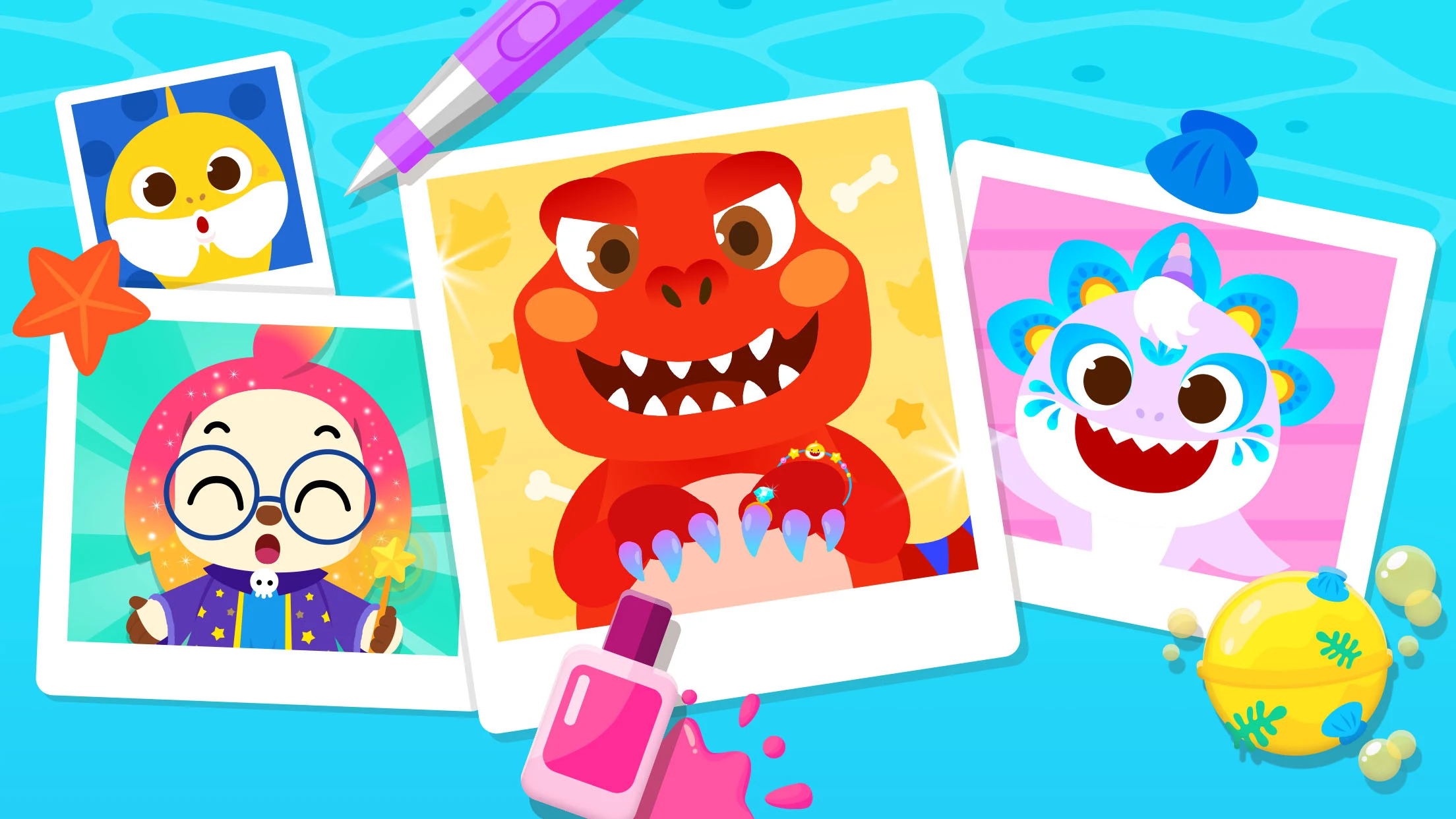 Baby Shark Makeover Game: Kids screenshot
