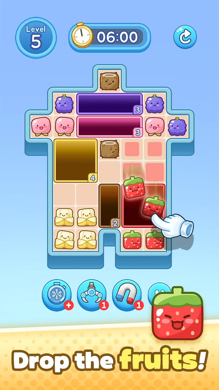 Fruit Drop : Color Puzzle screenshot