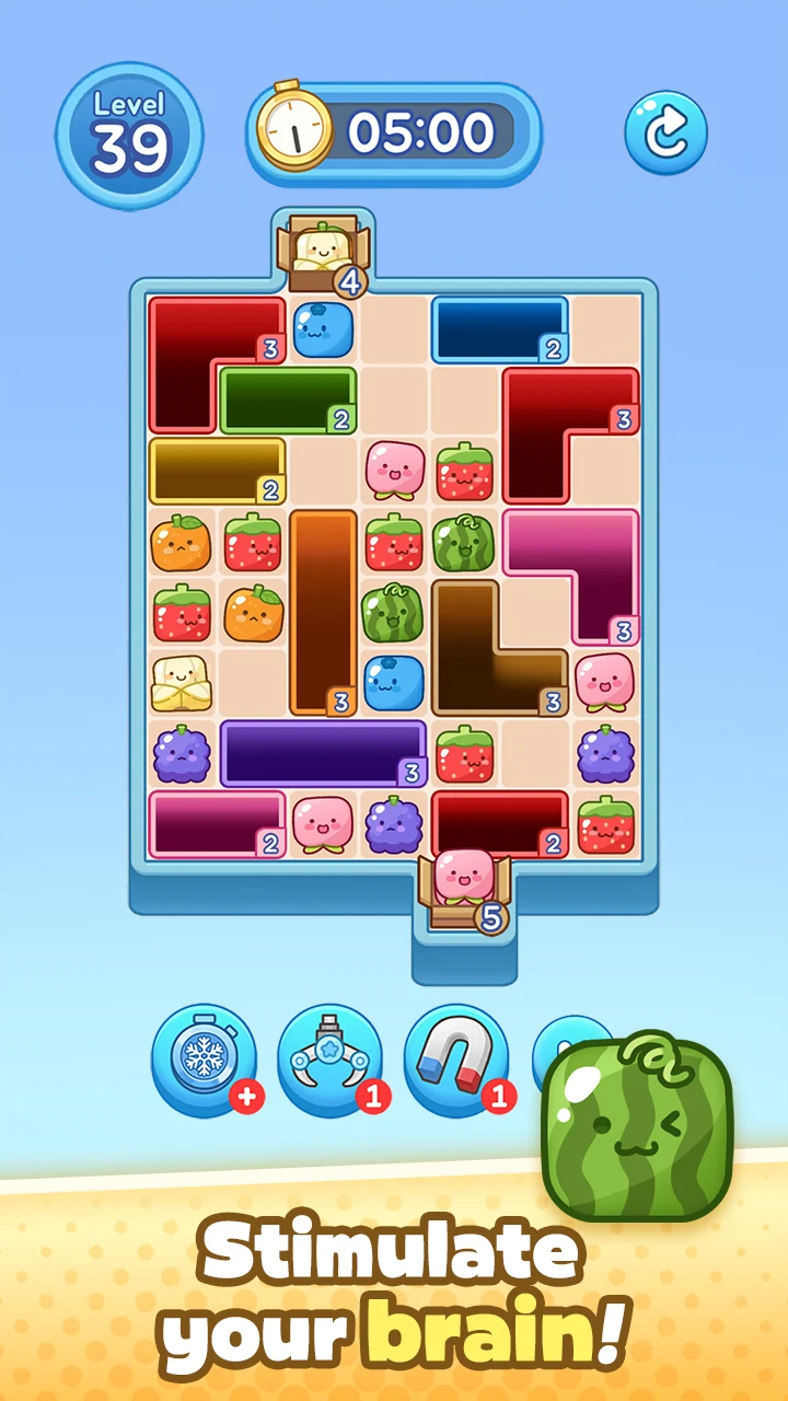 Fruit Drop : Color Puzzle screenshot