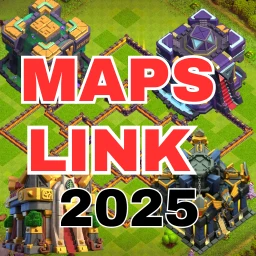 Icono de Clash maps link 2025