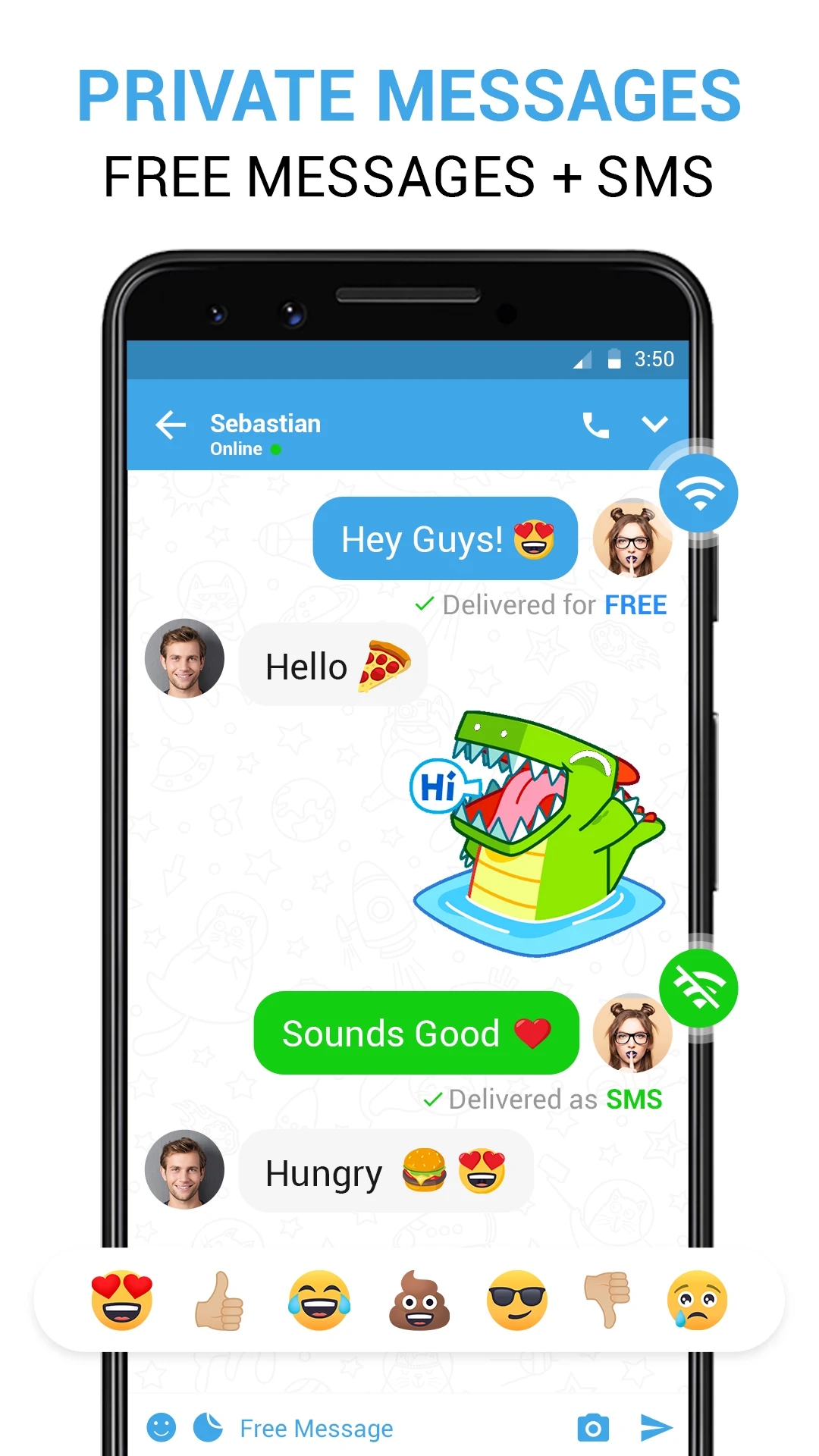 Messenger - Text Messages SMS screenshot