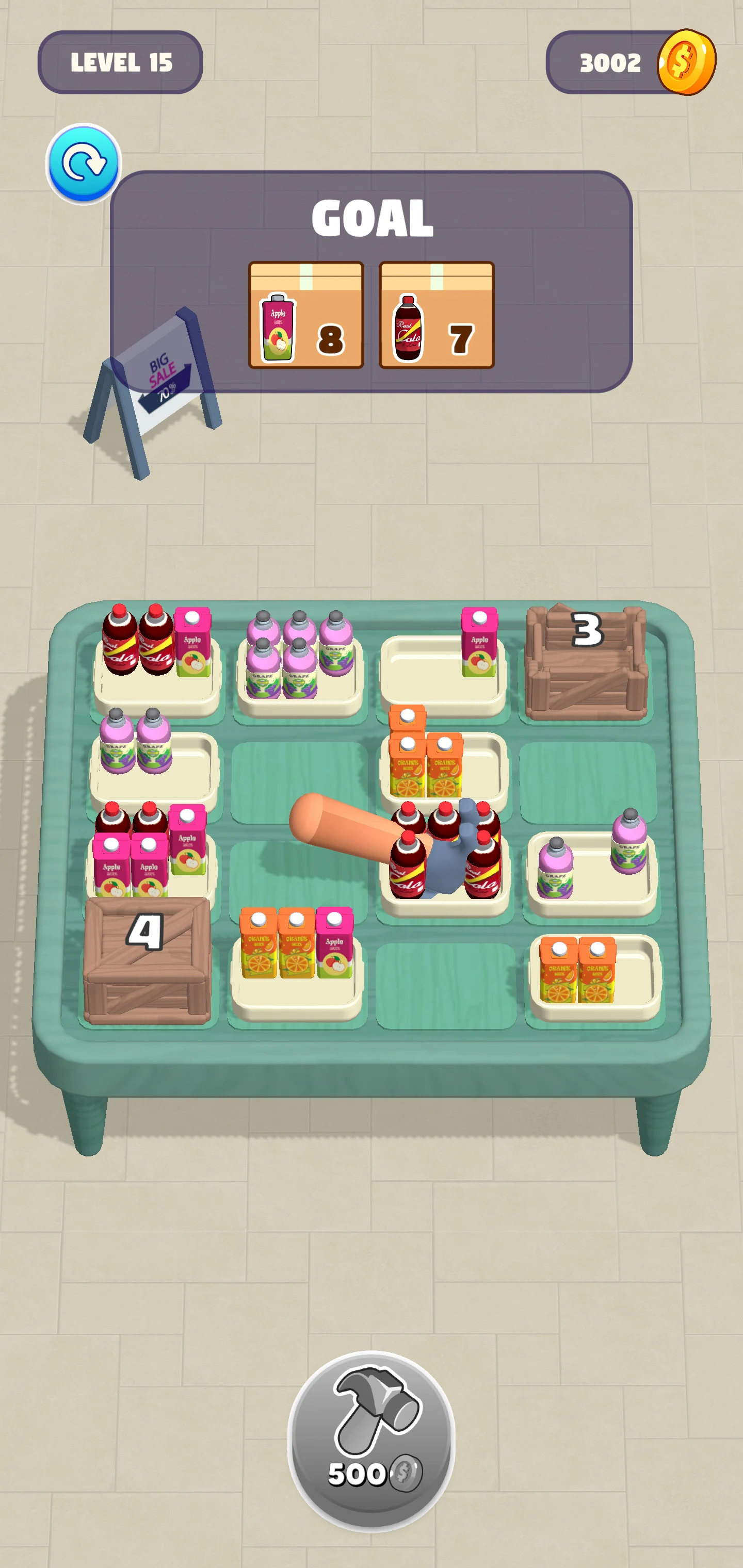 Tray Slide Merge screenshot