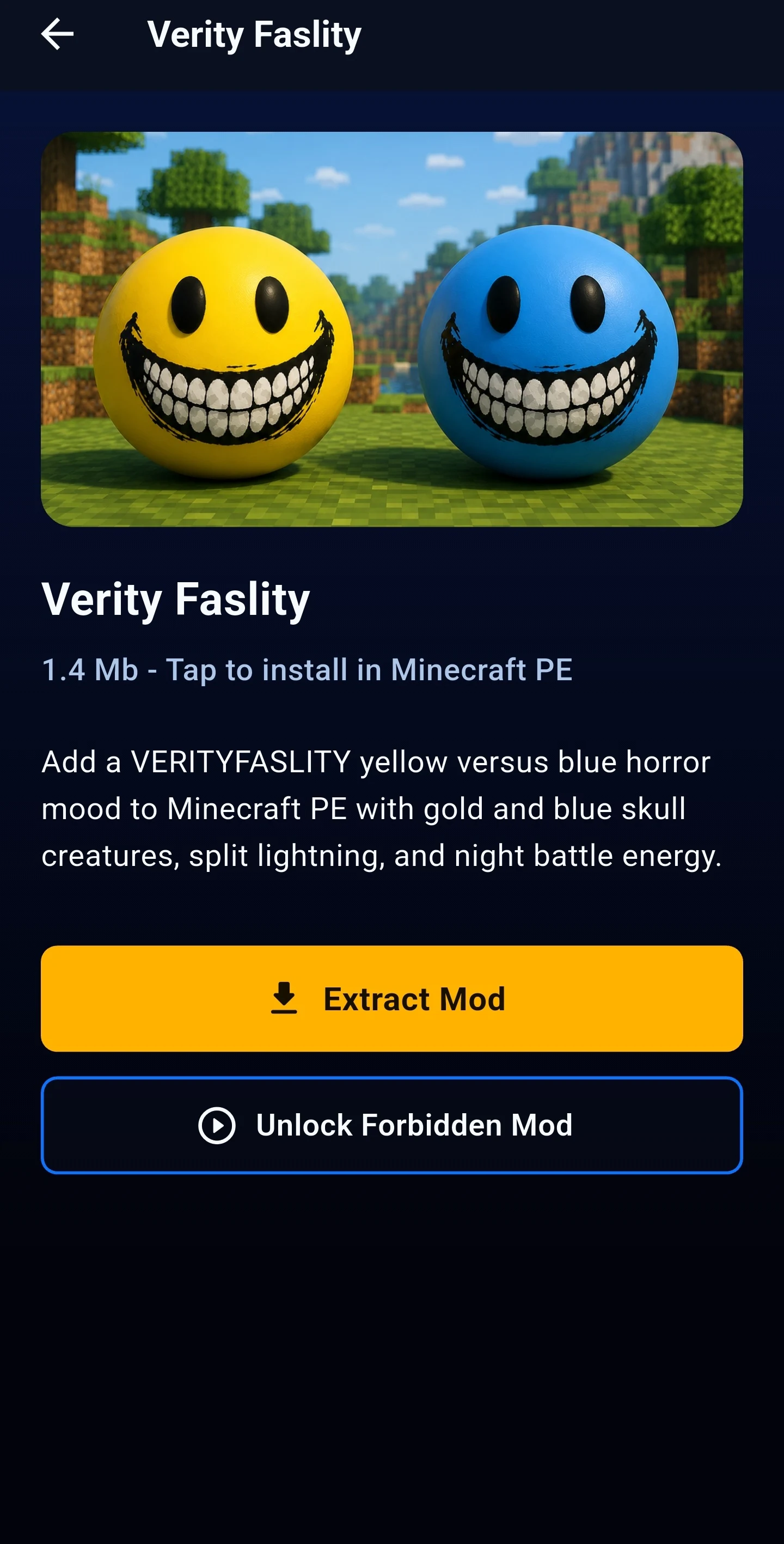Verity Vs Falsity Minecraft PE screenshot