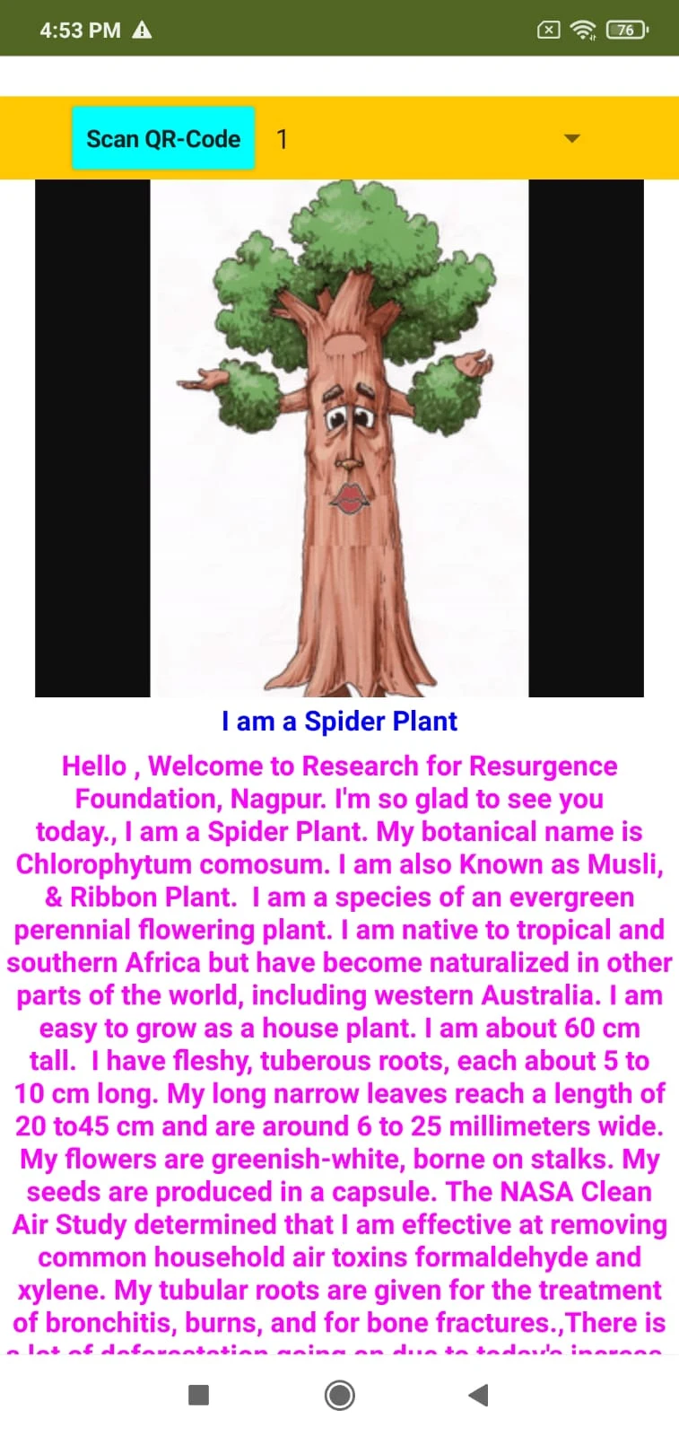 Talking Tree (RFRF, Nagpur) screenshot