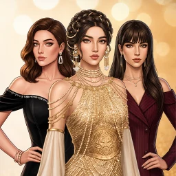 Ikon Fashion Show Girl Dress up