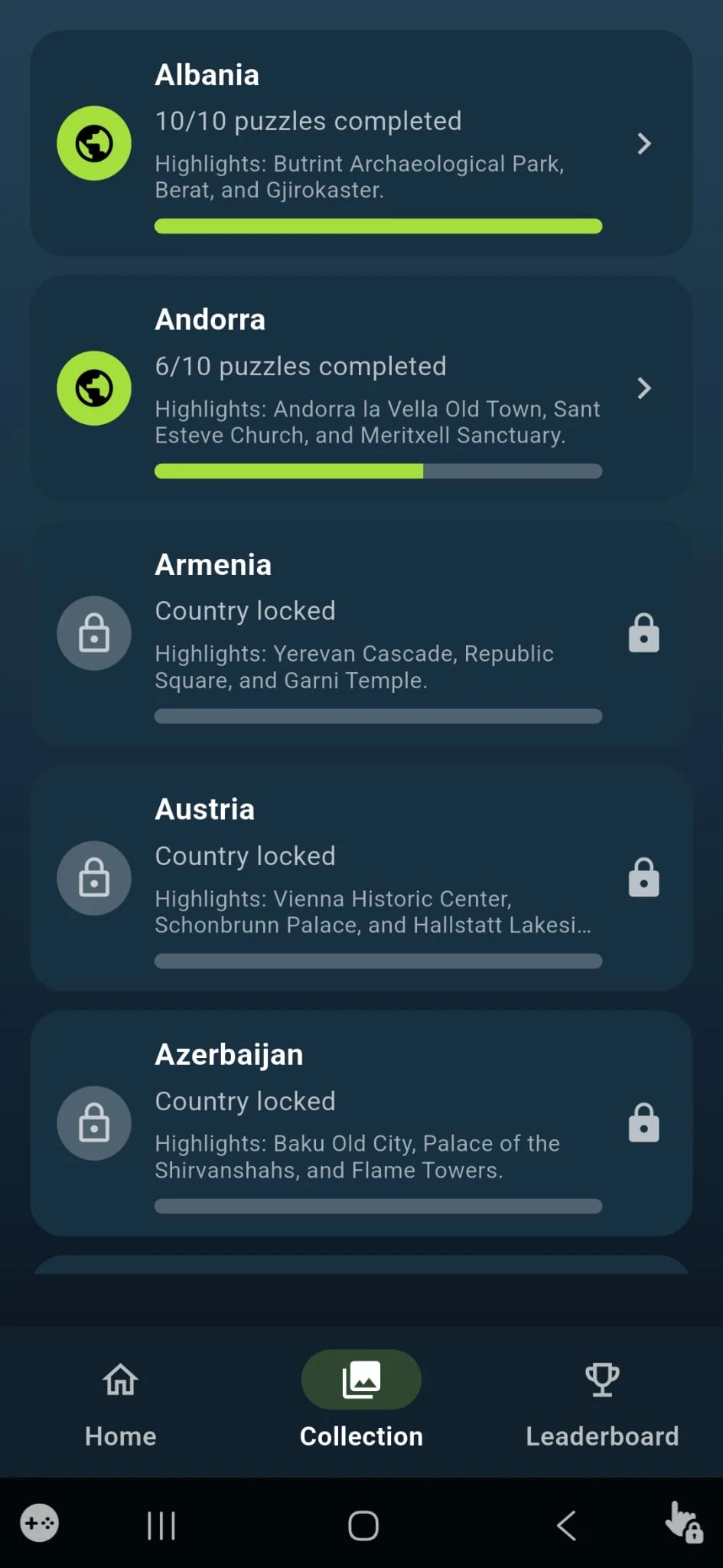 Puzzle: Earth Scramble screenshot