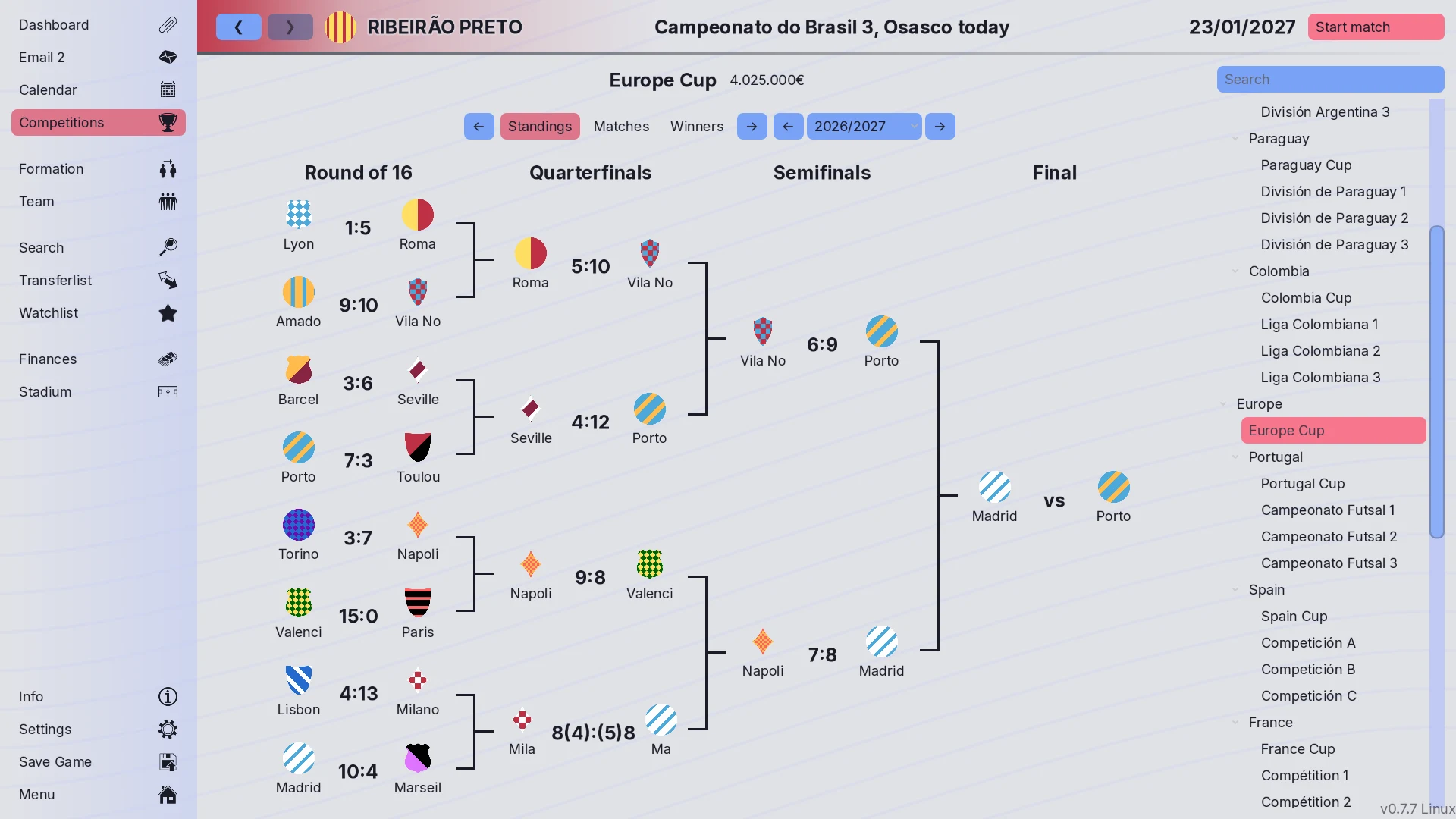 99Managers Futsal Edition screenshot