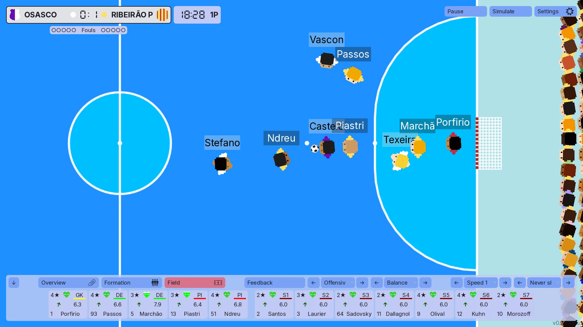 99Managers Futsal Edition screenshot
