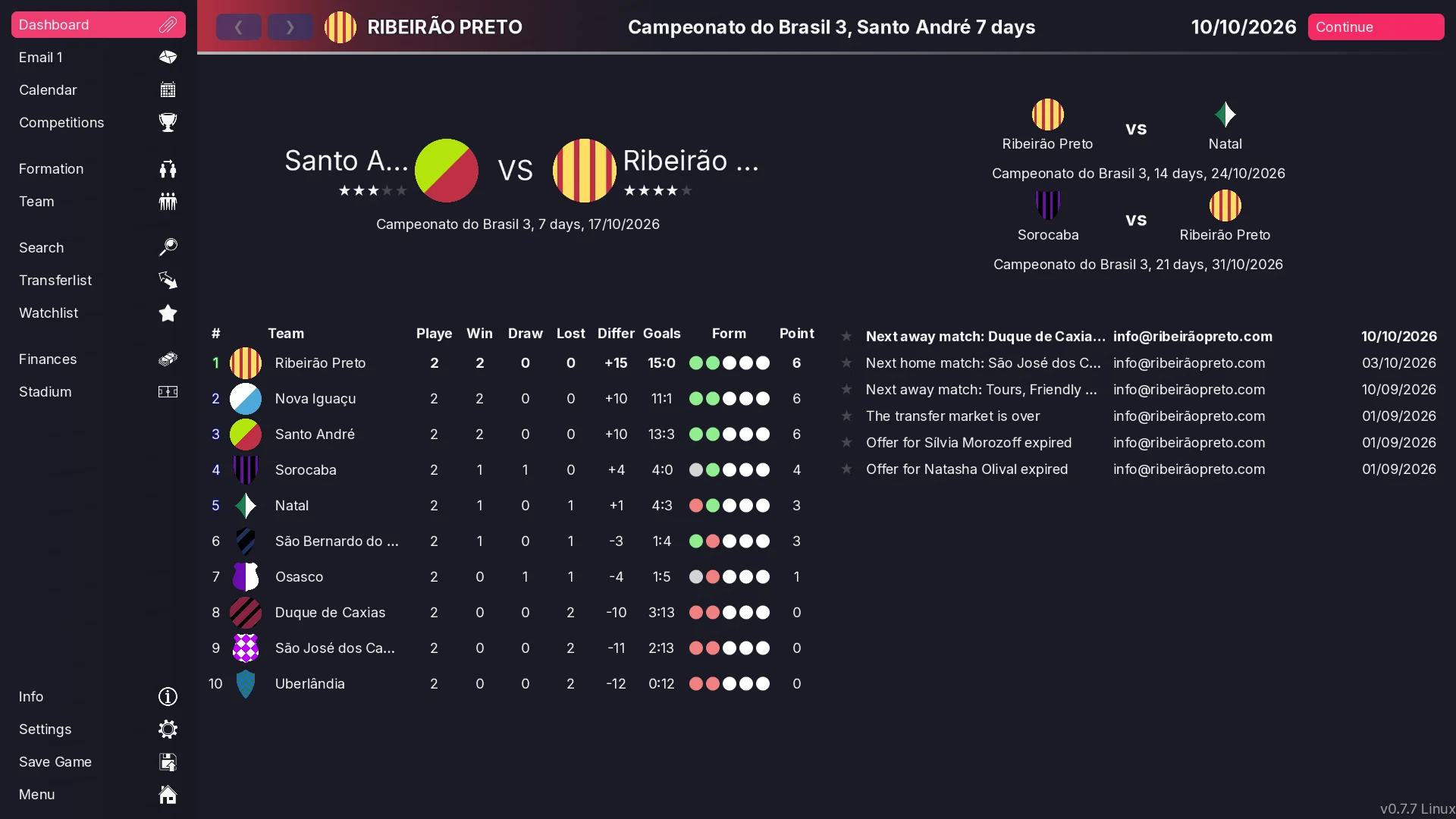 99Managers Futsal Edition screenshot