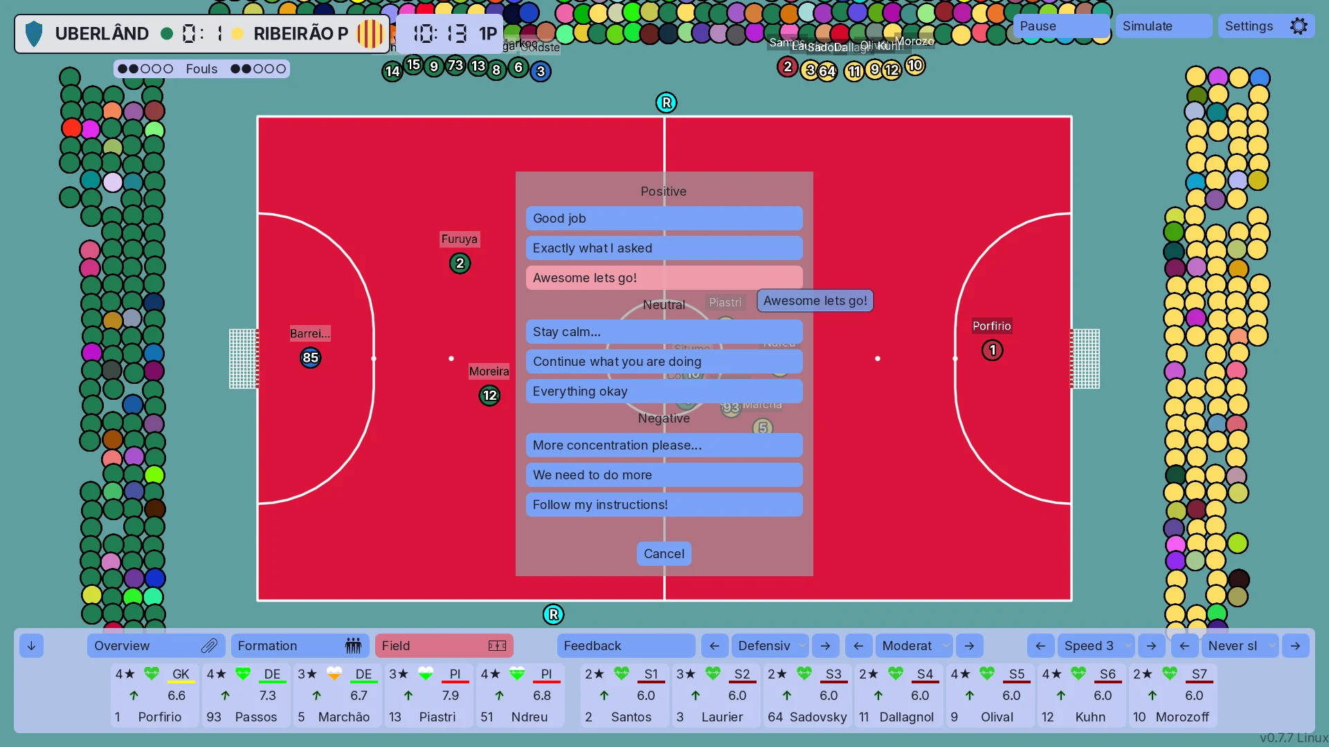 99Managers Futsal Edition screenshot