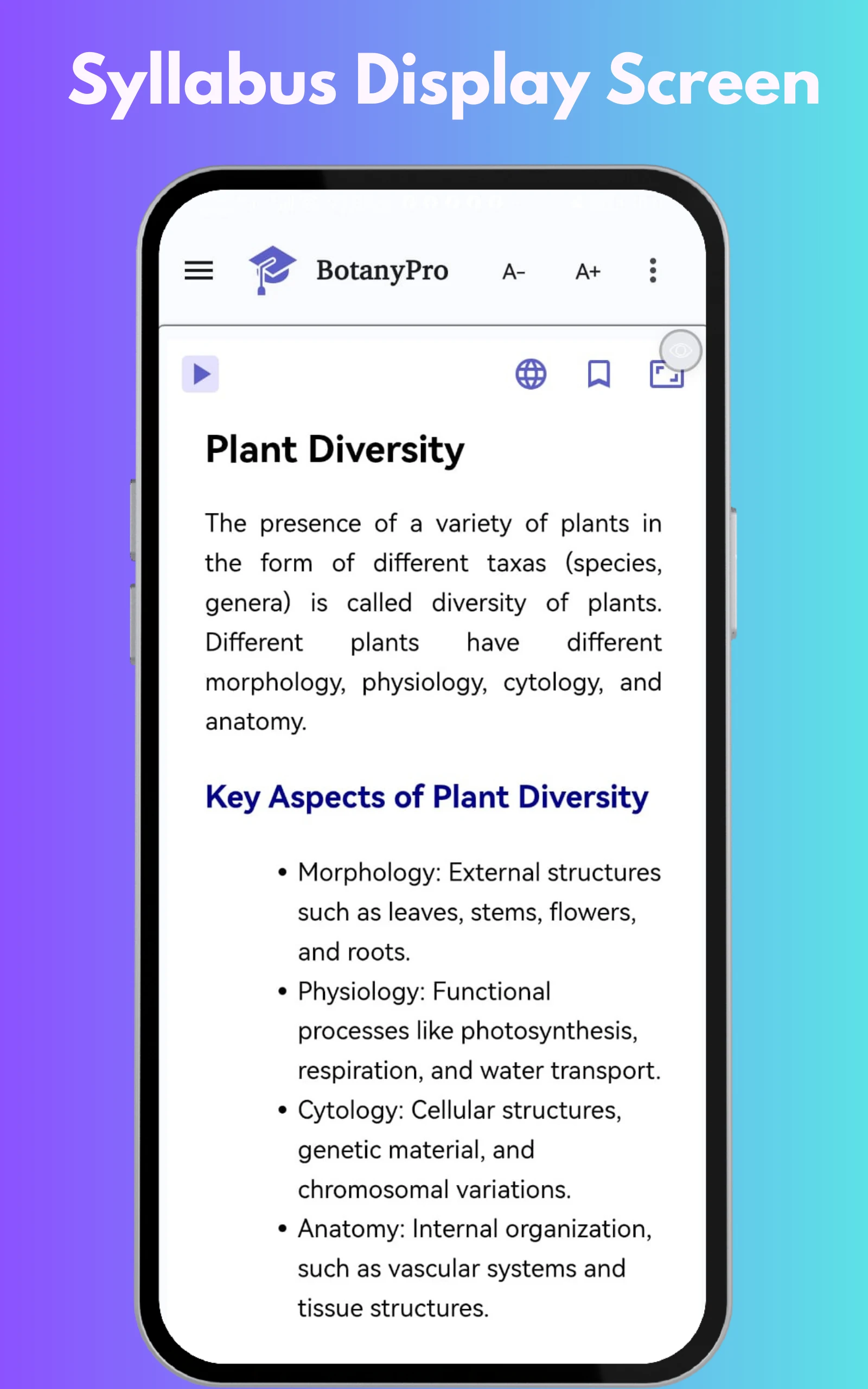 BotanyPro, BS Botany Books screenshot