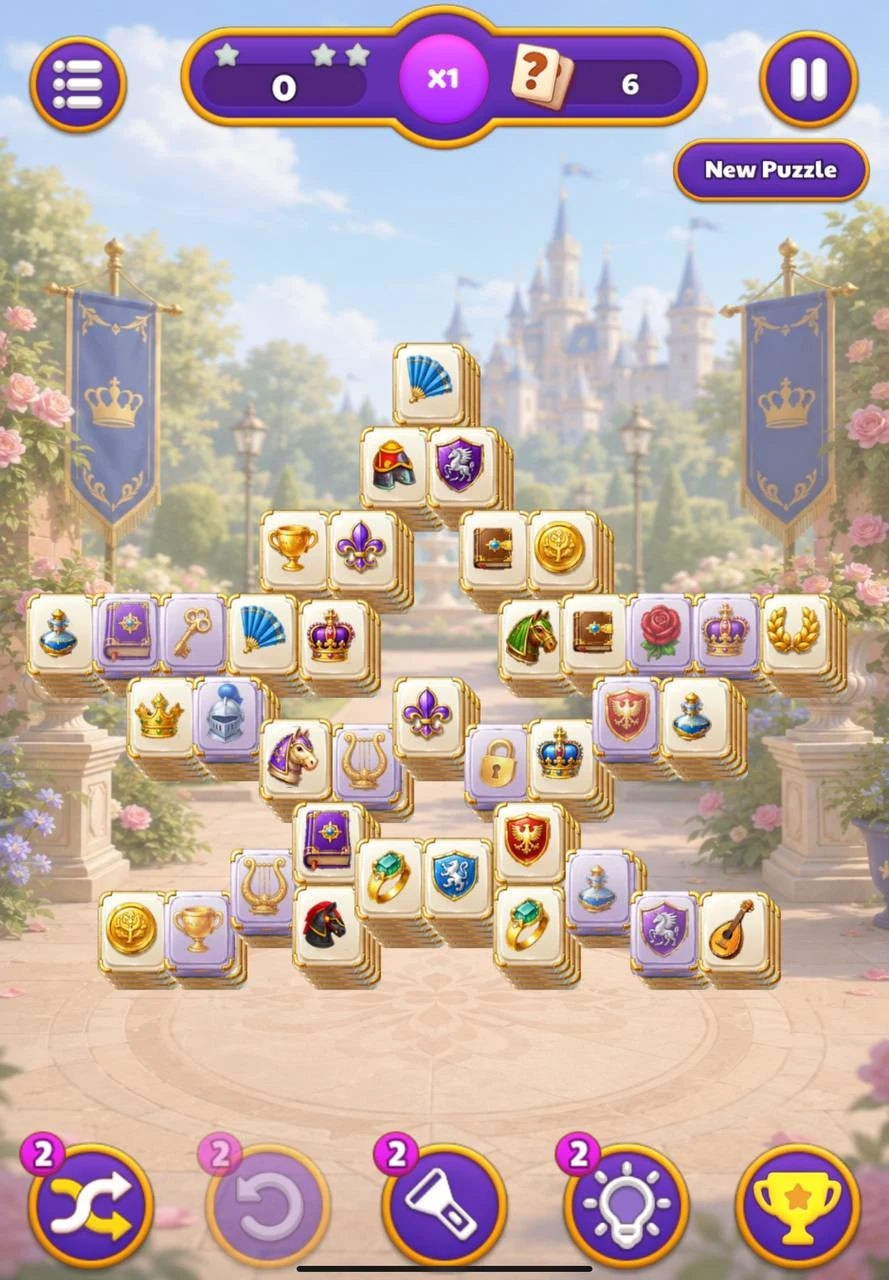 Royal Tiles: Mahjong Match screenshot