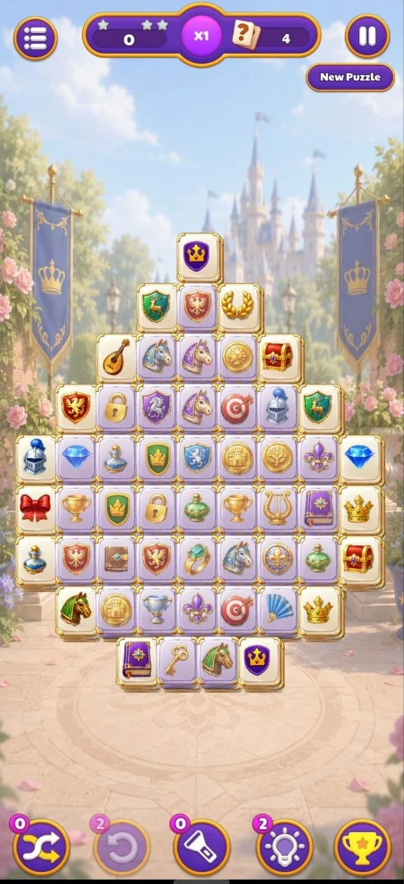 Royal Tiles: Mahjong Match screenshot