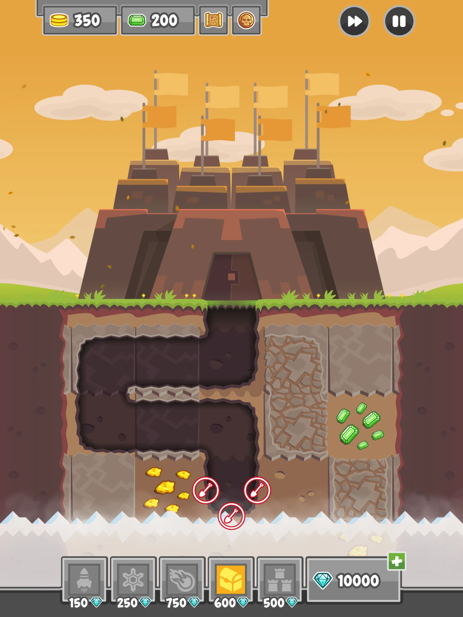 Digfender: Tower Defense TD screenshot