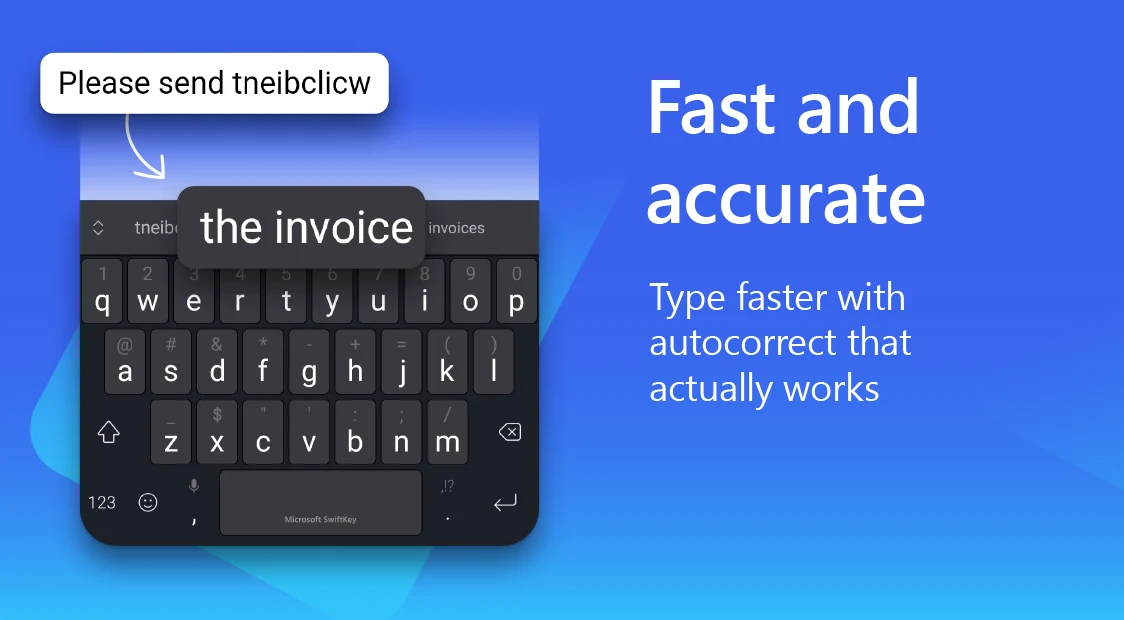 Microsoft SwiftKey AI Keyboard screenshot