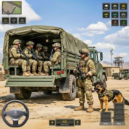Military Truck Cargo Game 3d のアイコン