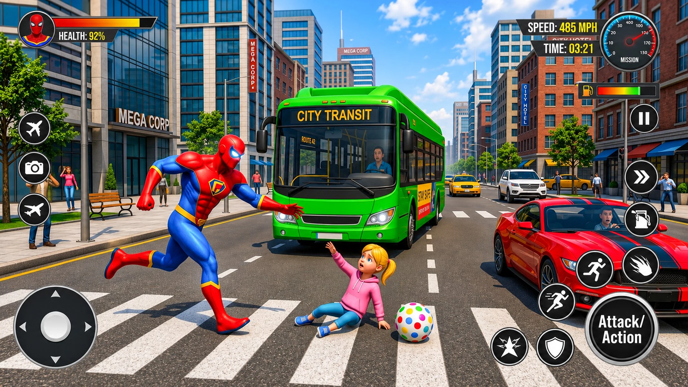 Super Hero: Crime City Rescue screenshot