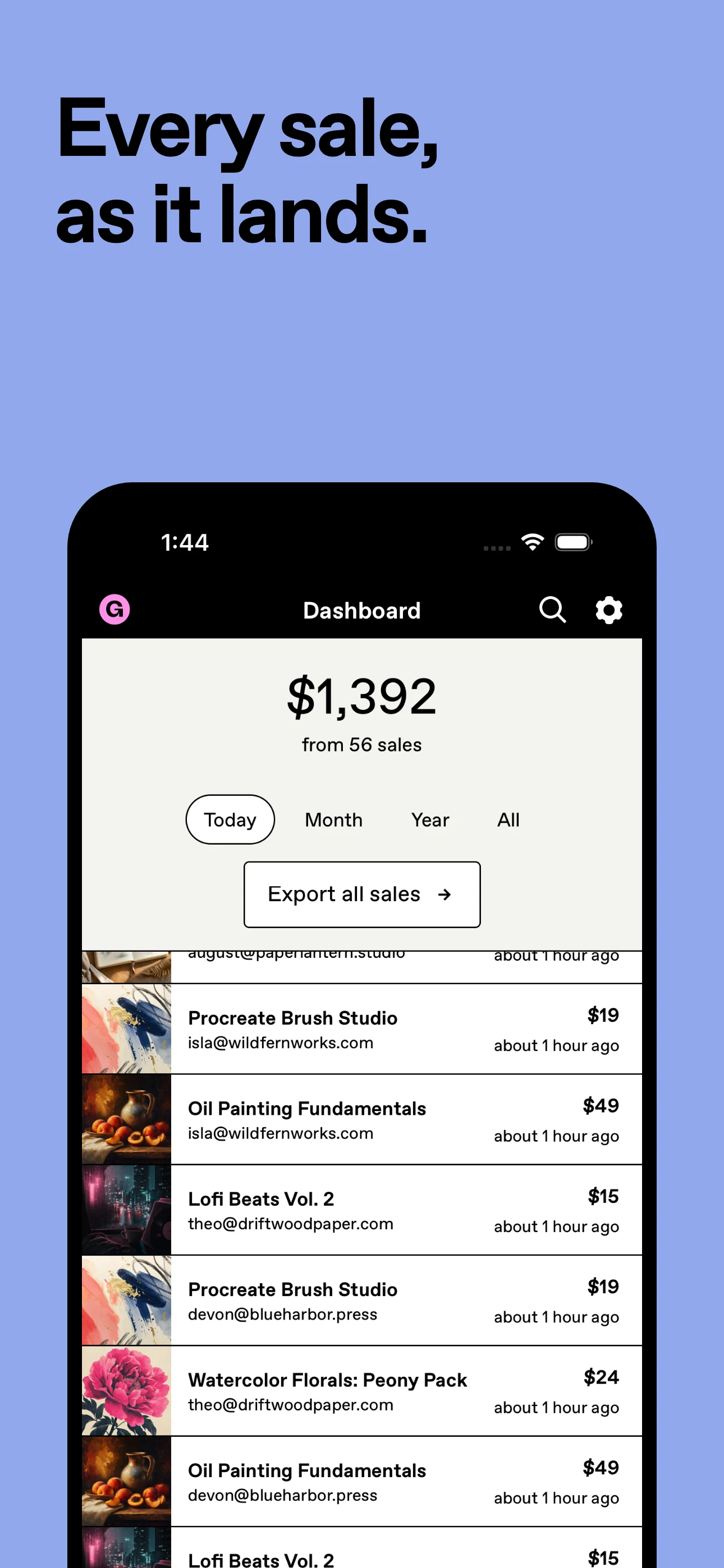 Gumroad screenshot