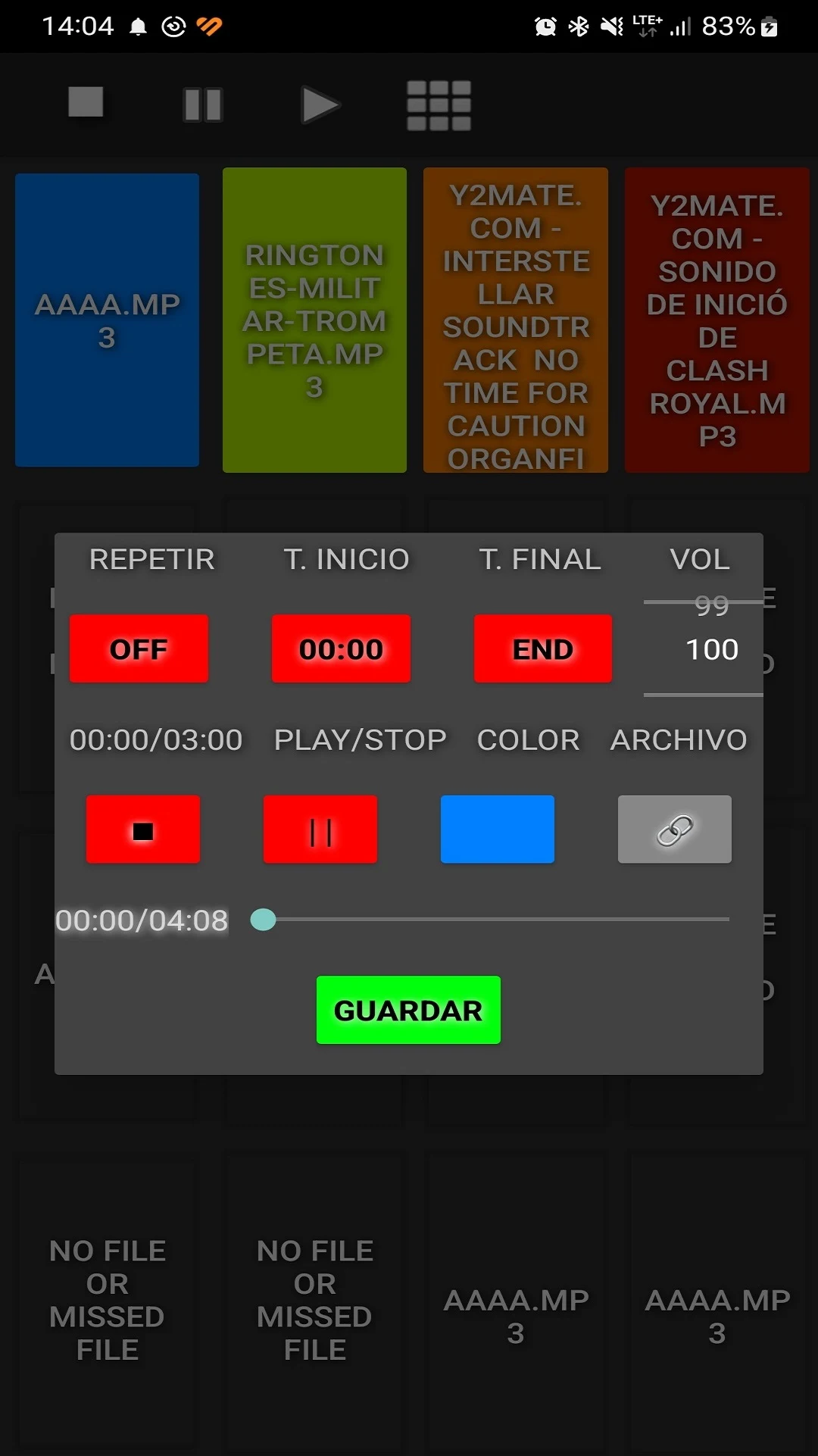 Sound Pad 2.0 screenshot