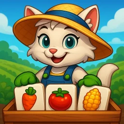 Kitty Garden Tile Puzzle icon