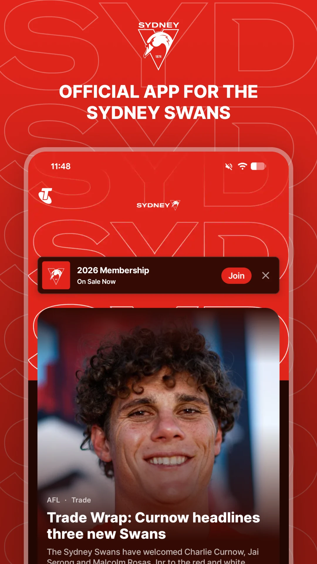 Sydney Swans Official App screenshot