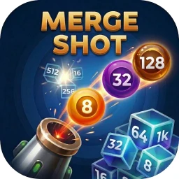 أيقونة Merge Shot: Ball 2048