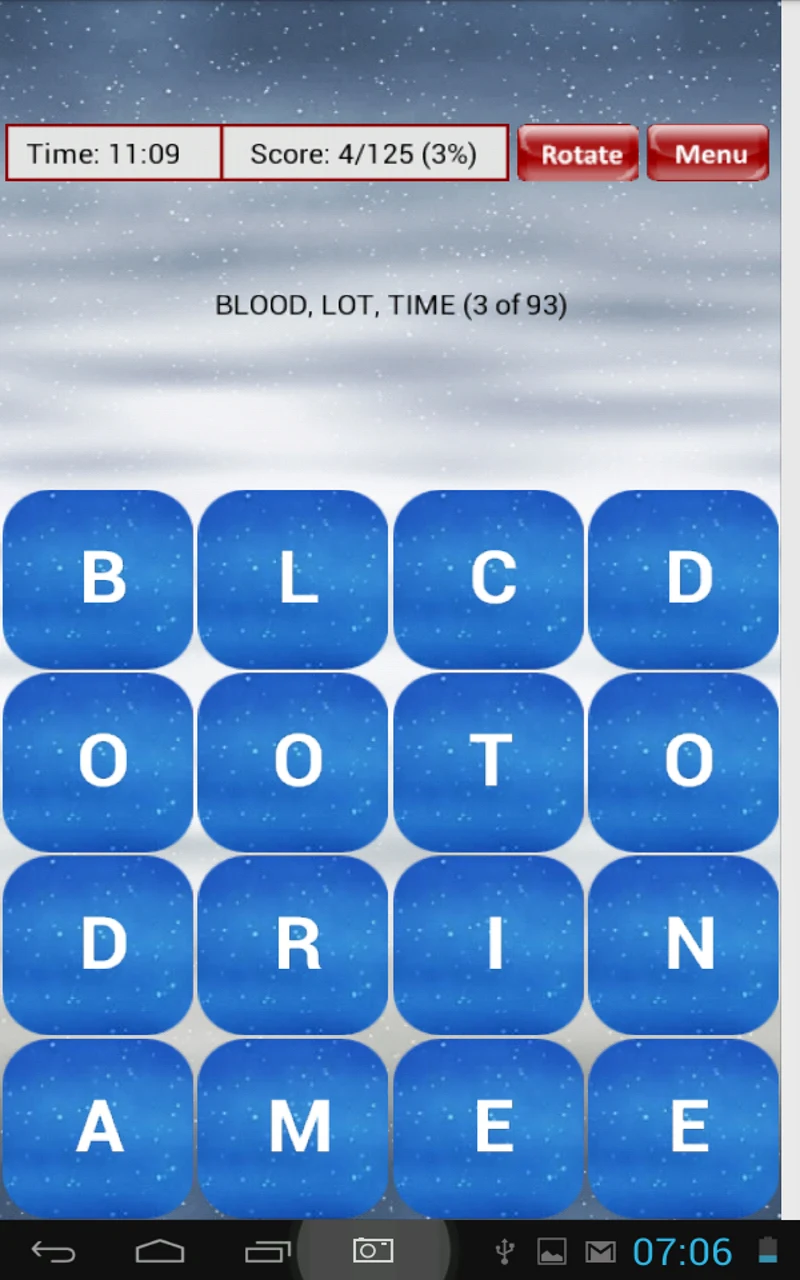 Bible Word Scramble screenshot