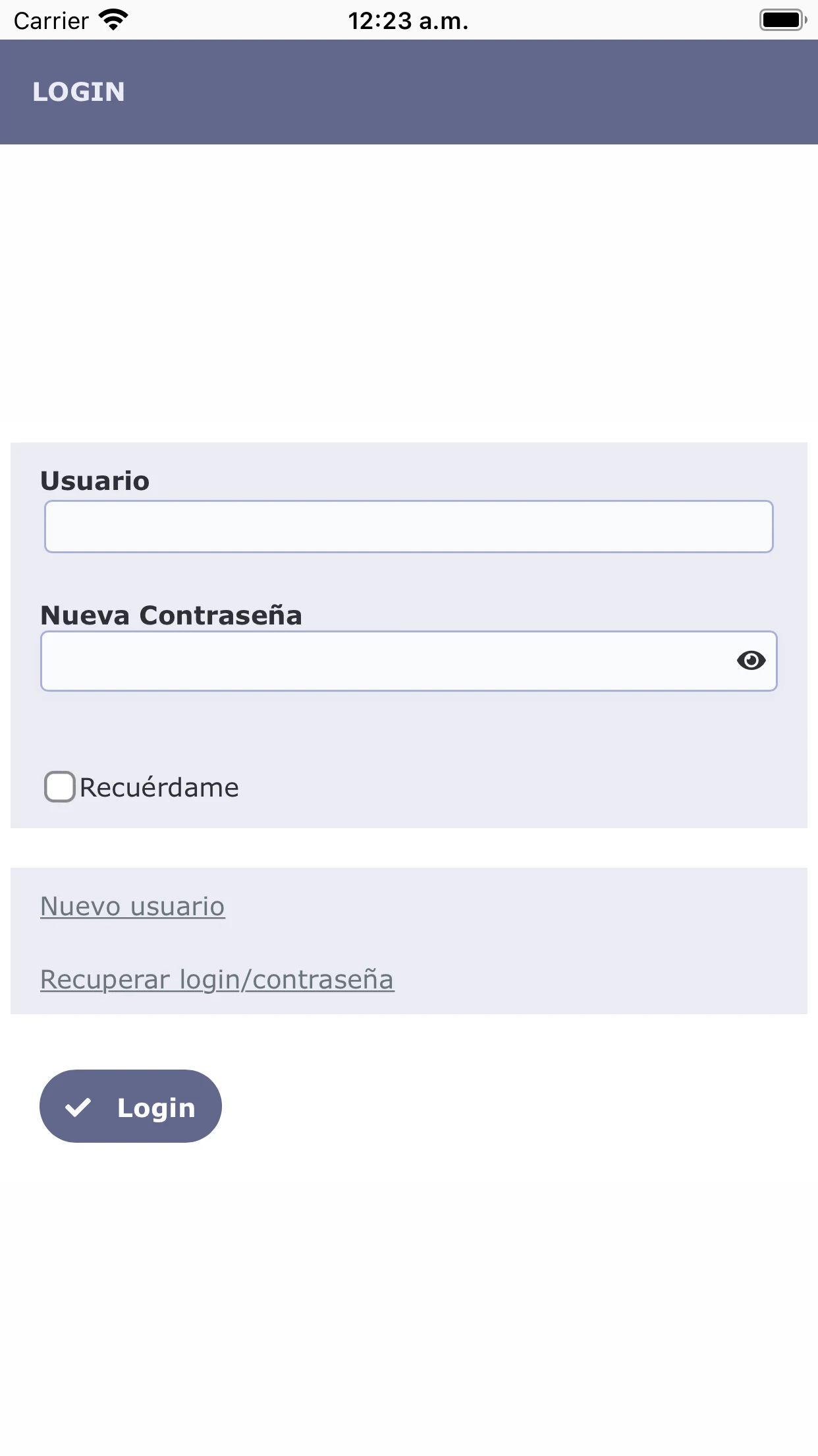 Cortes Electricos de Unidades screenshot