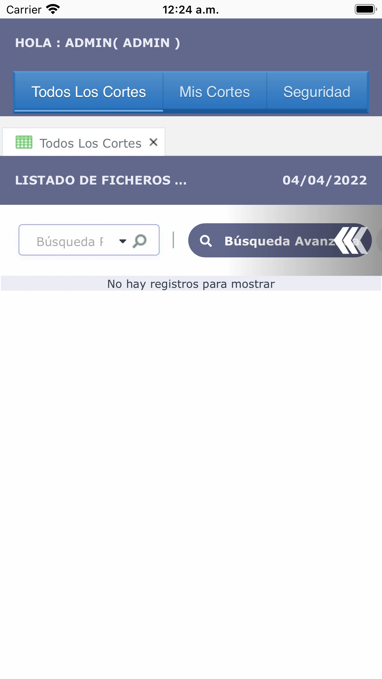 Cortes Electricos de Unidades screenshot