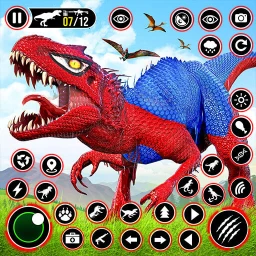 Wild Dinosaur Hunting Gun Game simgesi