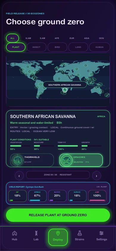 PATHOGENEER: Evolution Game screenshot