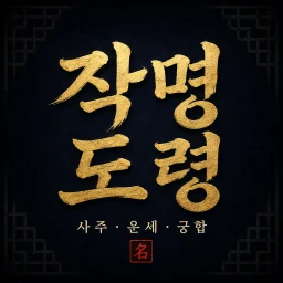Значок 작명도령 - 사주·운세·궁합
