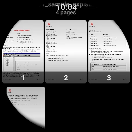 WristDocs - PDF Wear OS Viewer screenshot