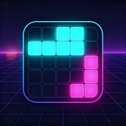Icono de Neon Blocks: Block Puzzle