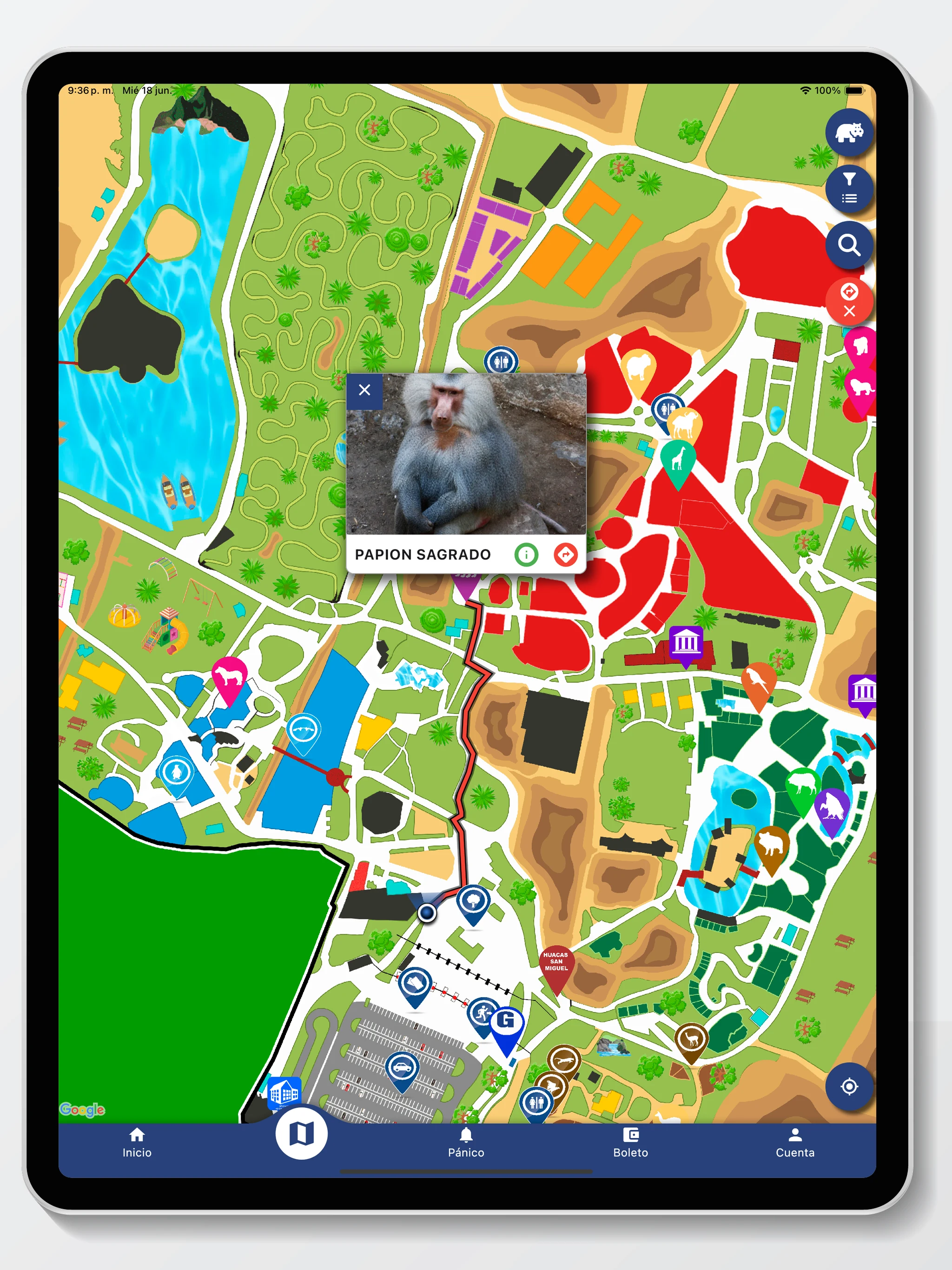 Parque de las Leyendas screenshot