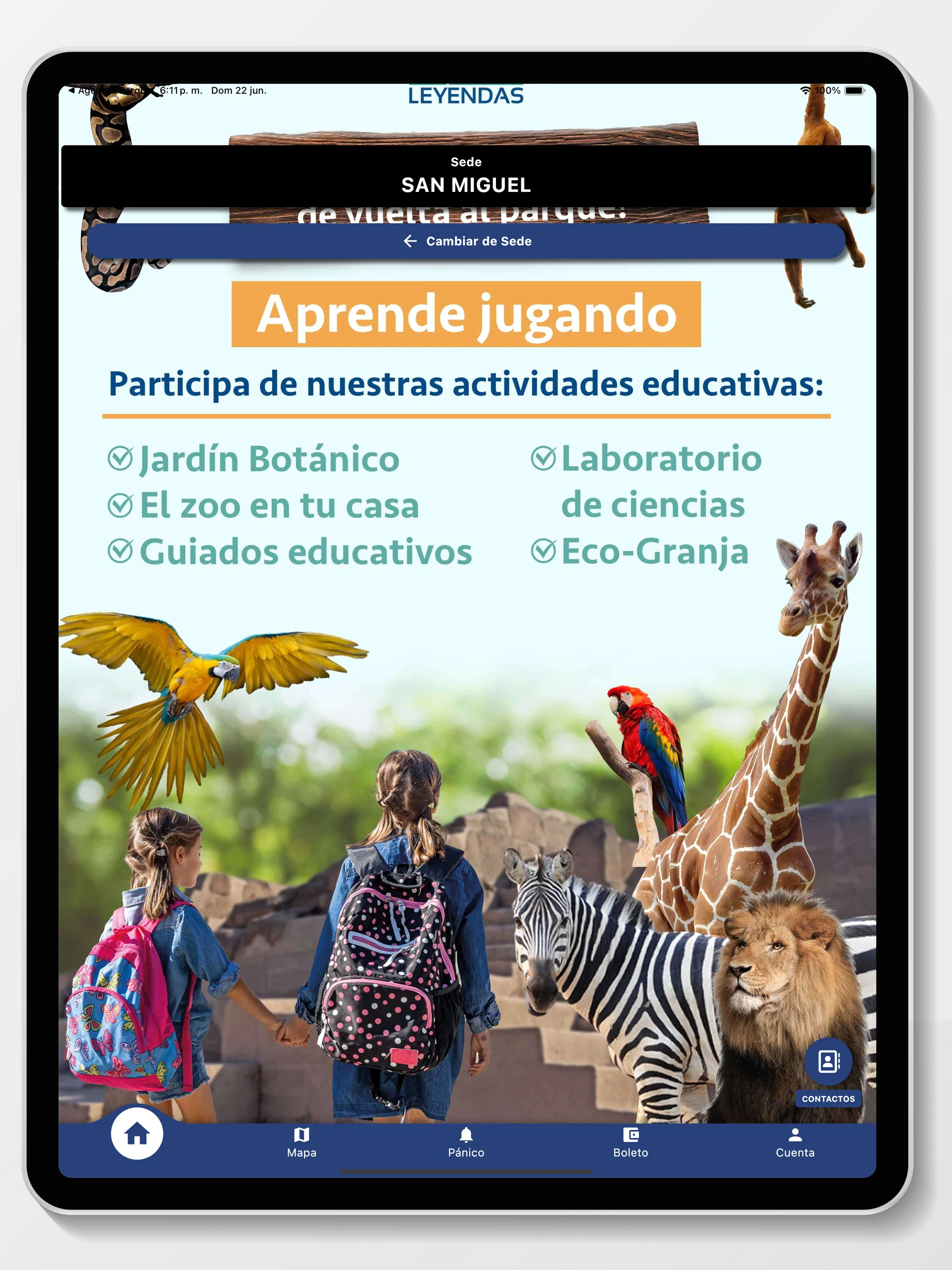 Parque de las Leyendas screenshot