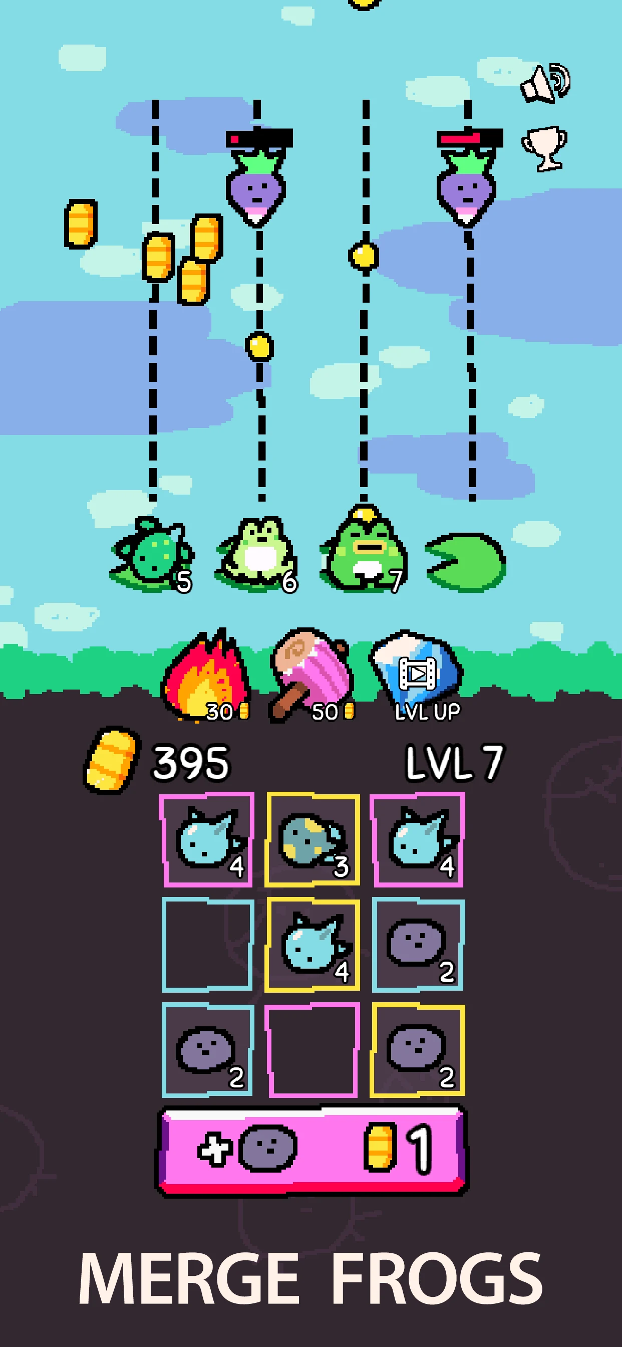 Bufo Merge screenshot