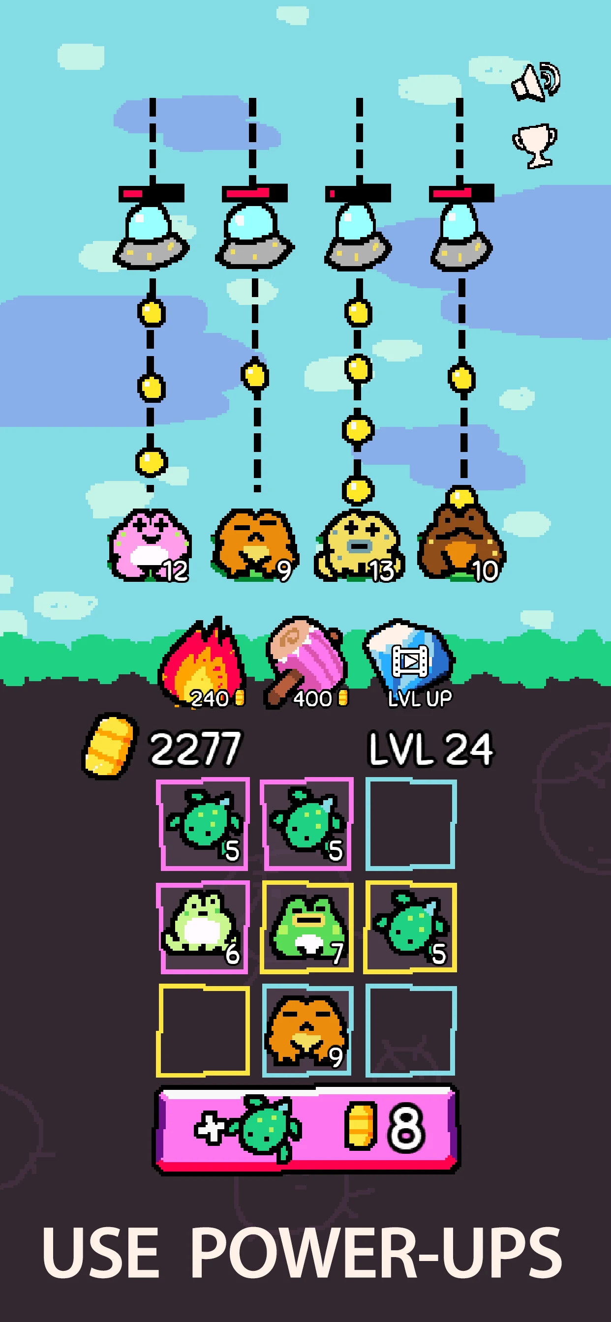 Bufo Merge screenshot