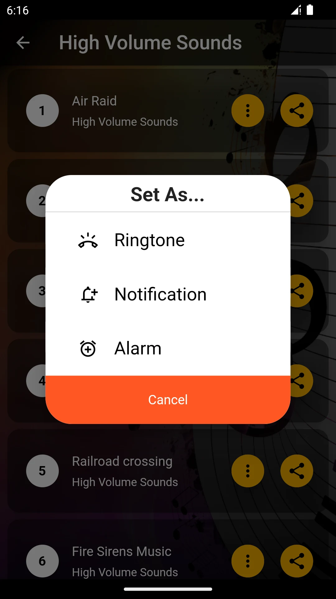 High Volume Sounds screenshot